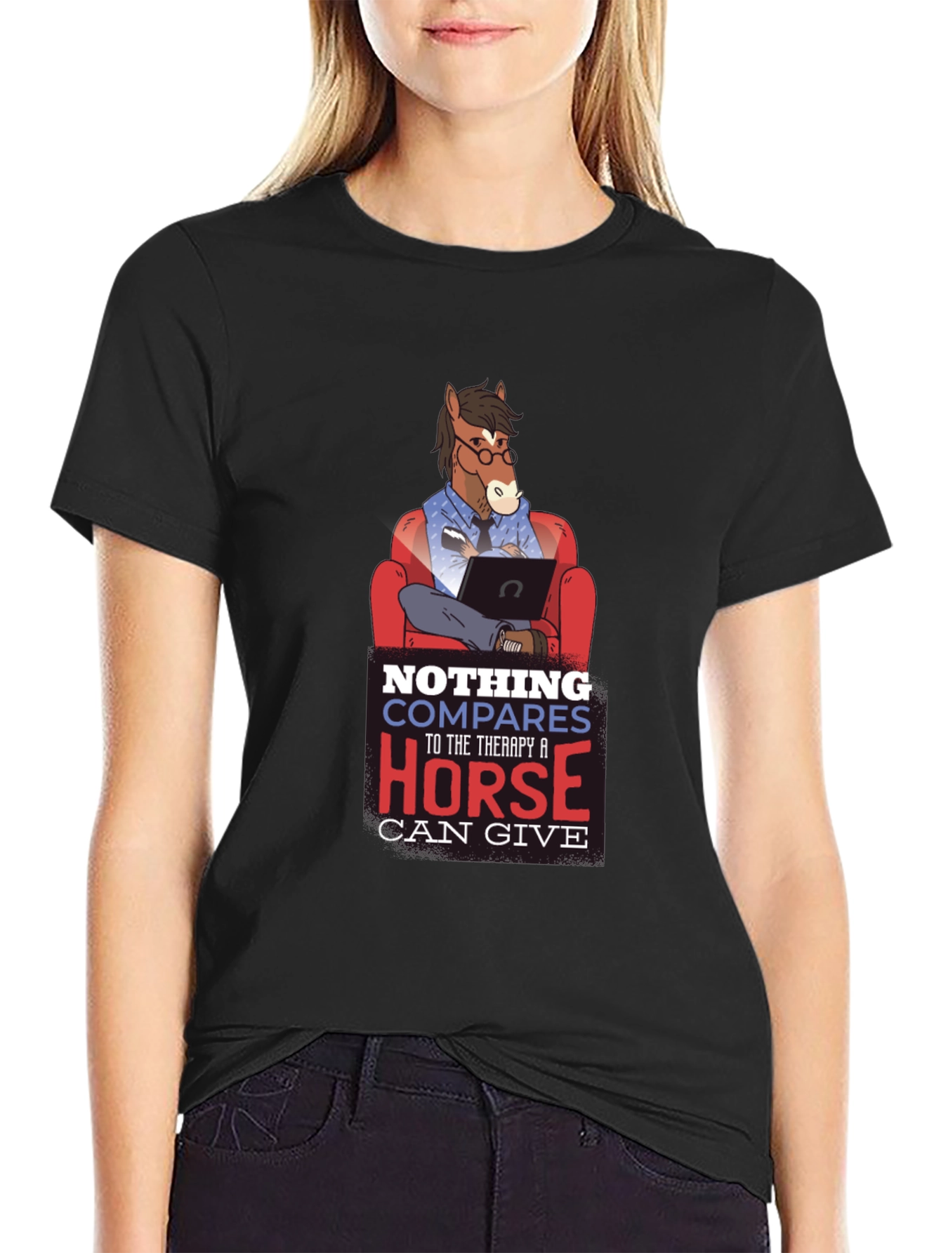 Therapy Horse Graphic Tee - Unisex