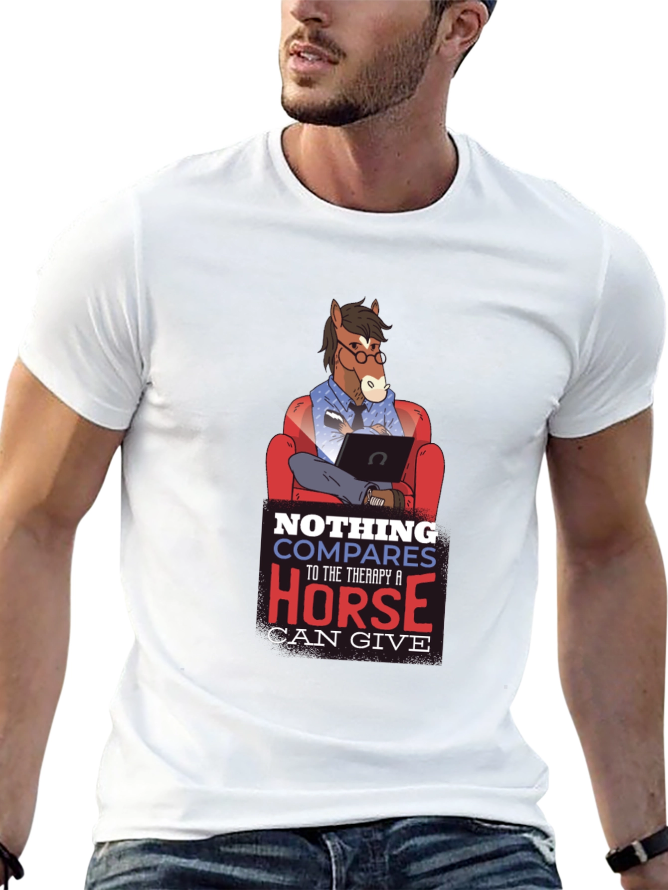 Therapy Horse Graphic Tee - Unisex