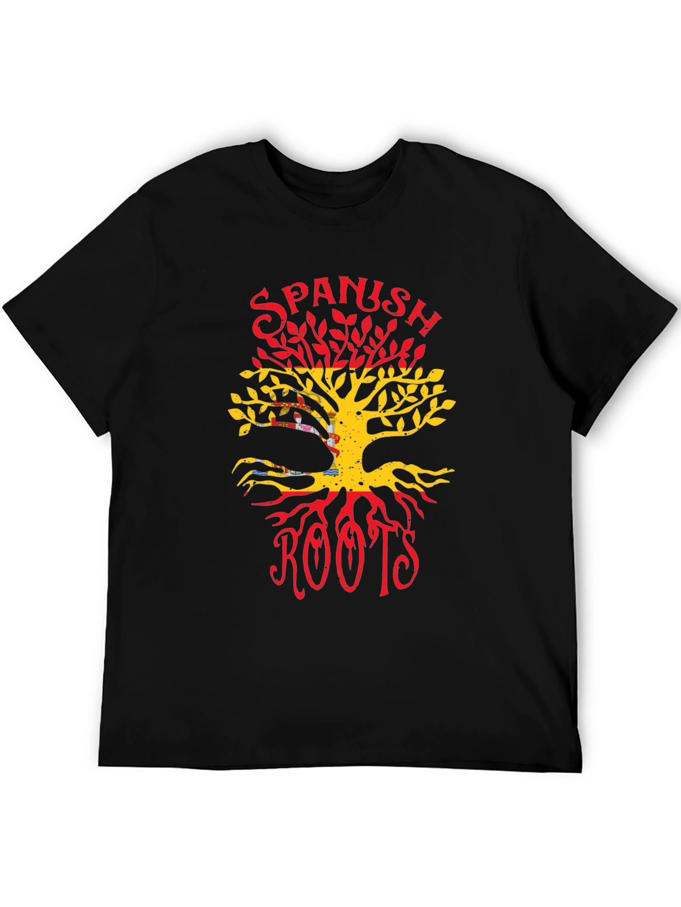 Spanish Roots T-Shirt - Spain Flag Tree