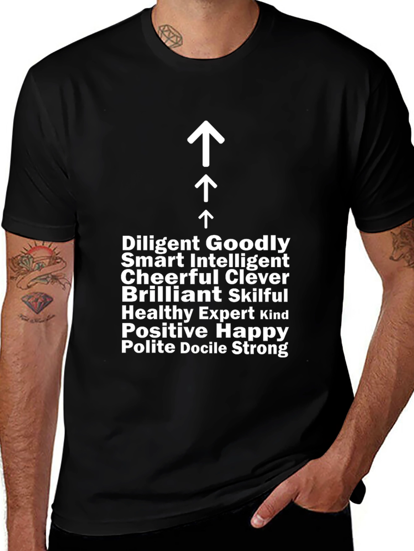 Motivational Word List T-Shirt