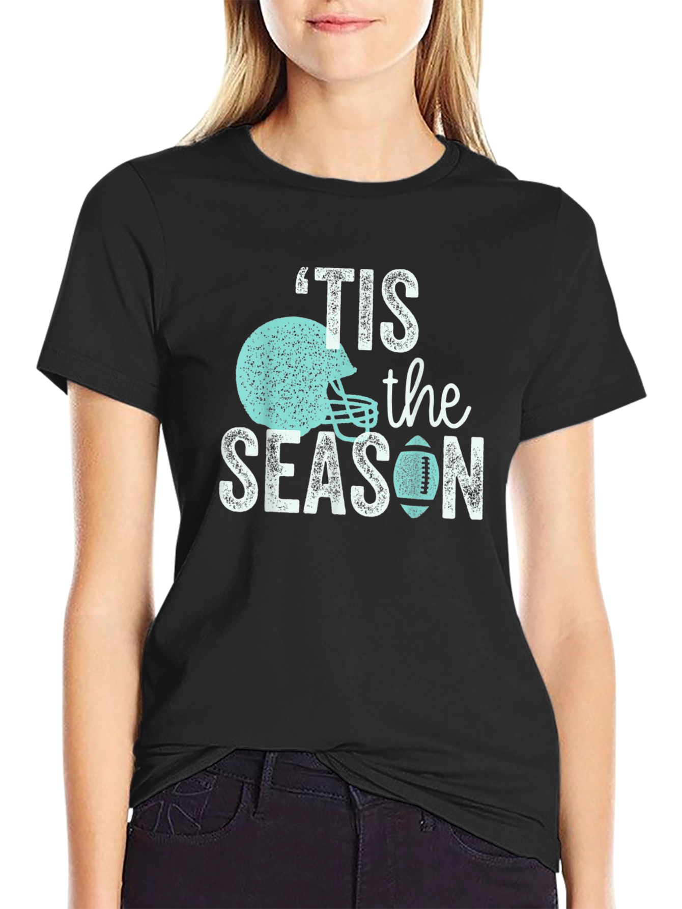 Tis the Season Football T-Shirt - Game Day Apparel