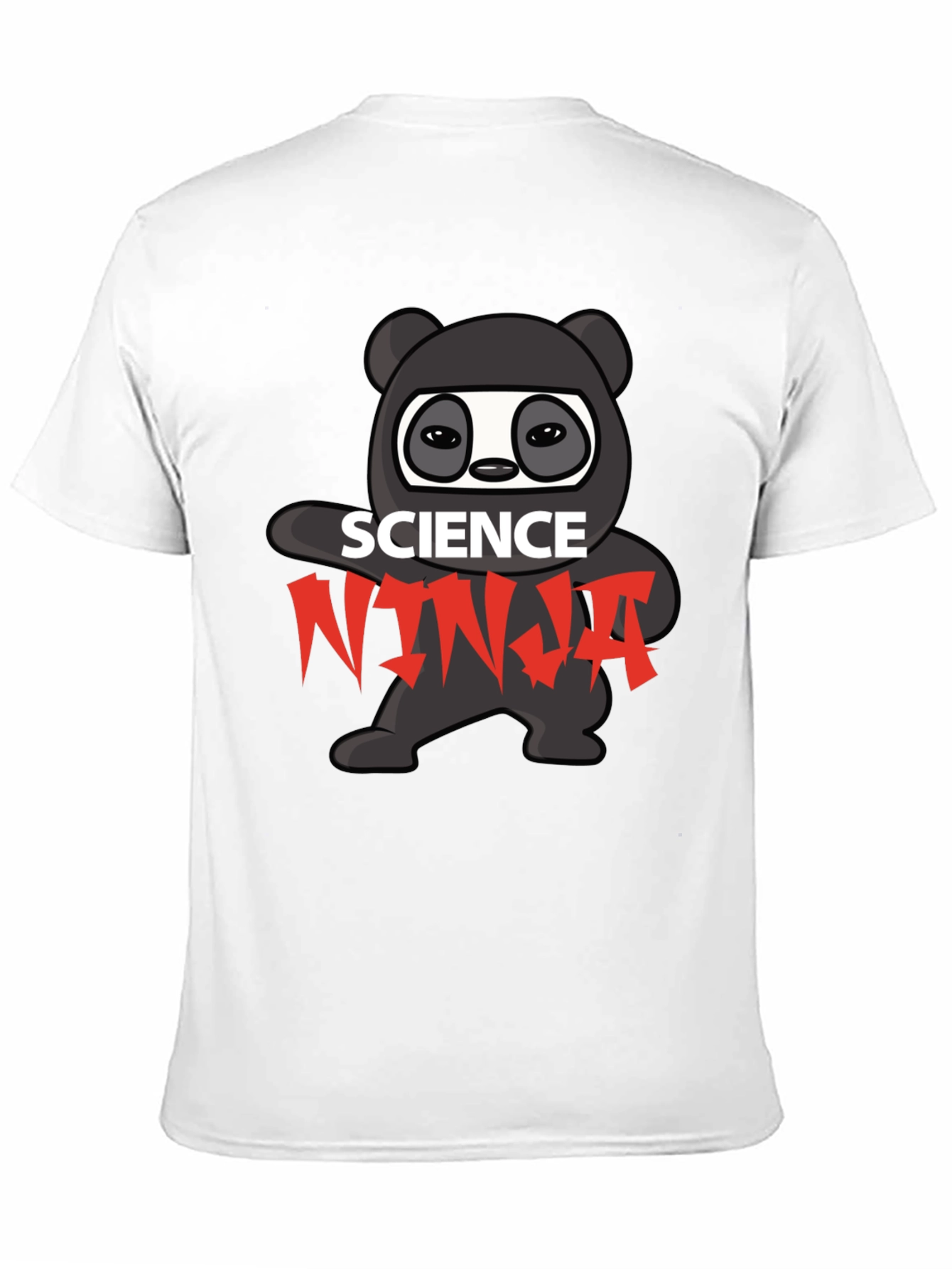 Science Ninja T-Shirt - Black Graphic Tee