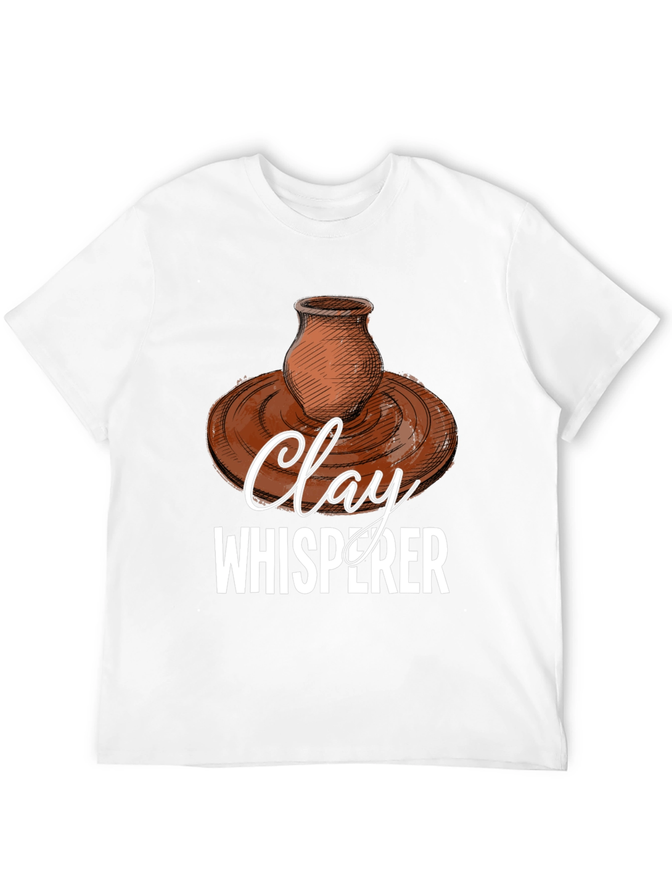 Clay Whisperer Graphic Tee - Pottery Lover T-Shirt