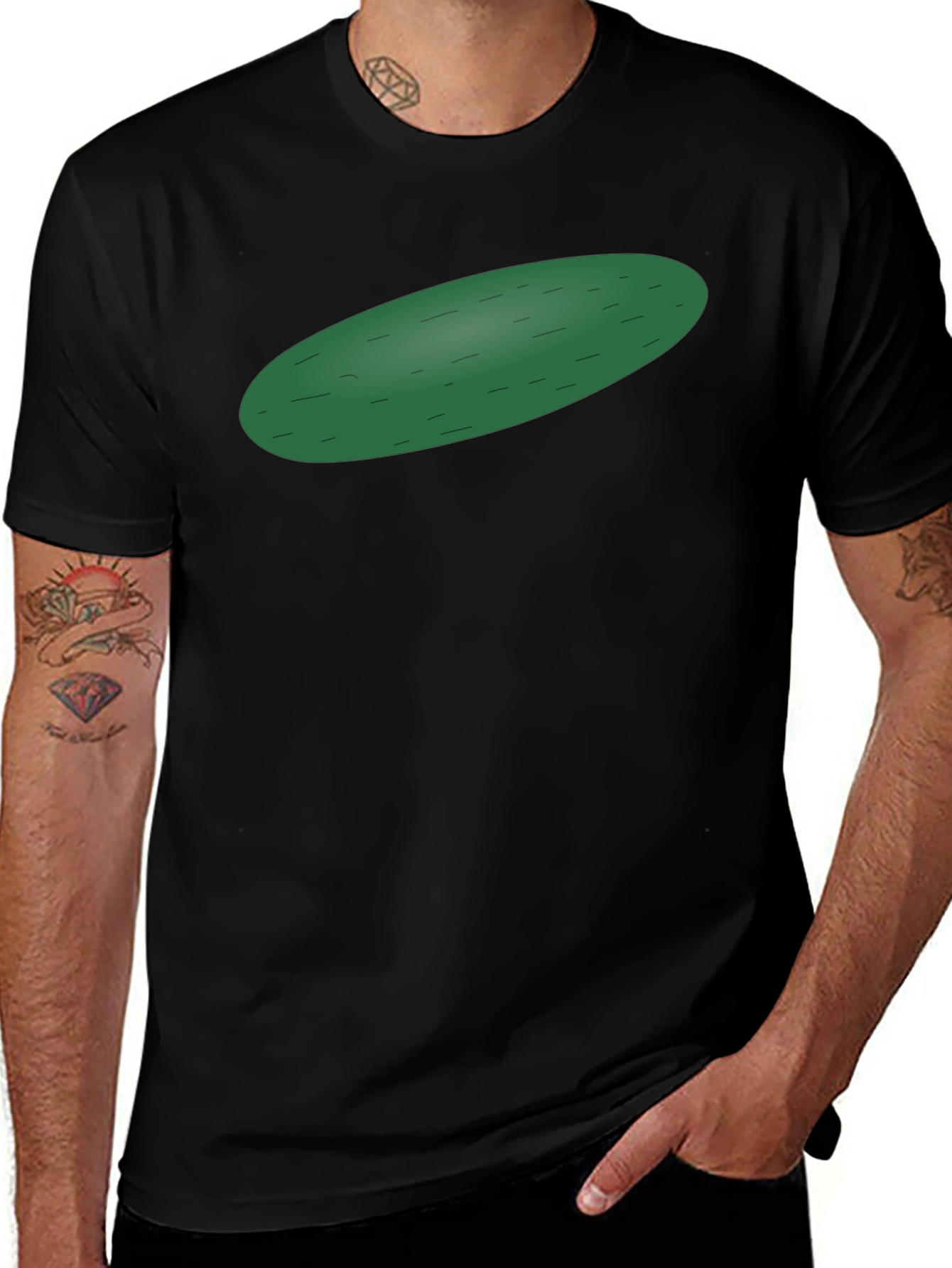 Pickle Graphic Tee - Unique Black T-Shirt