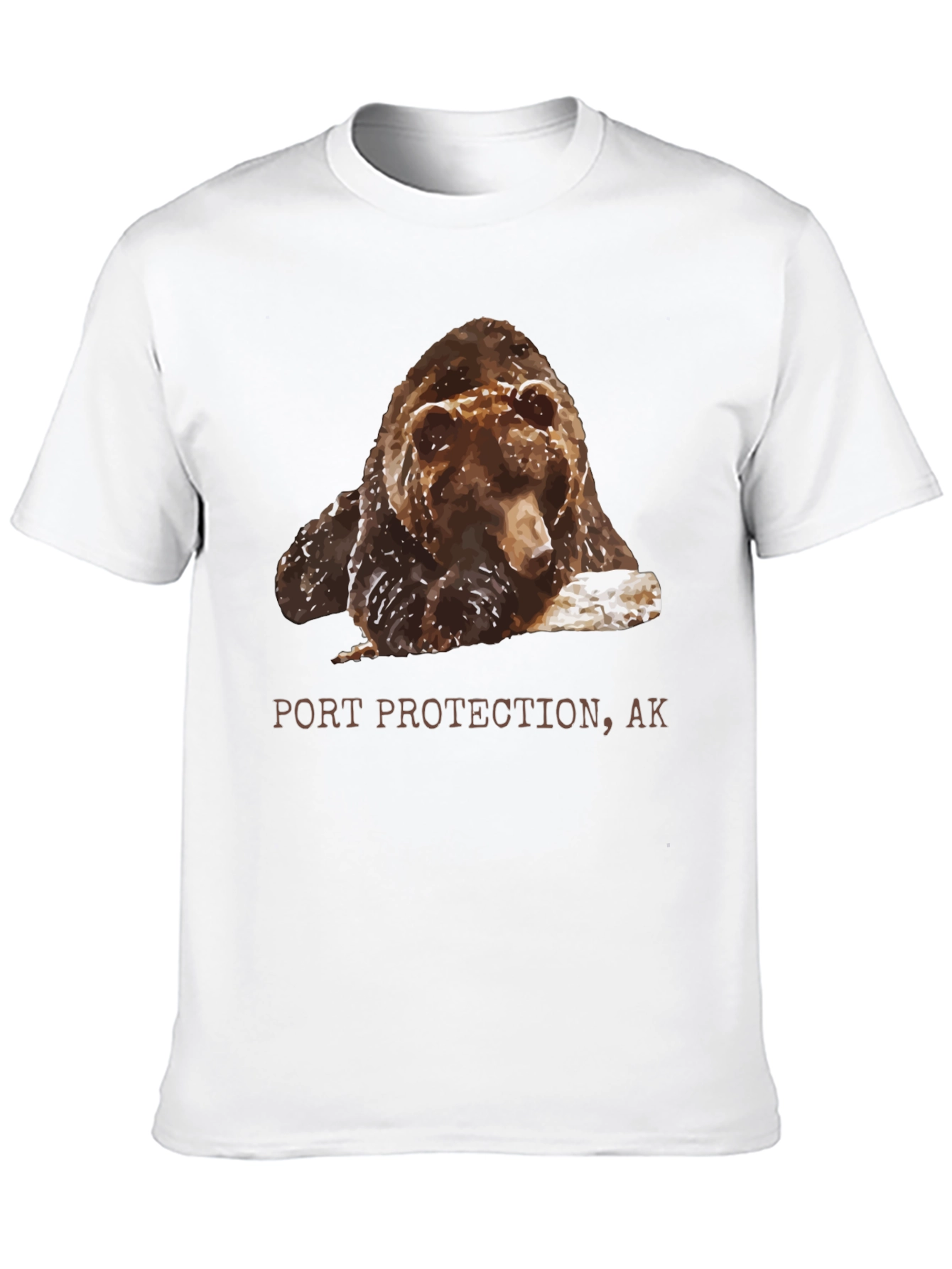 Port Protection AK Bear Graphic T-Shirt