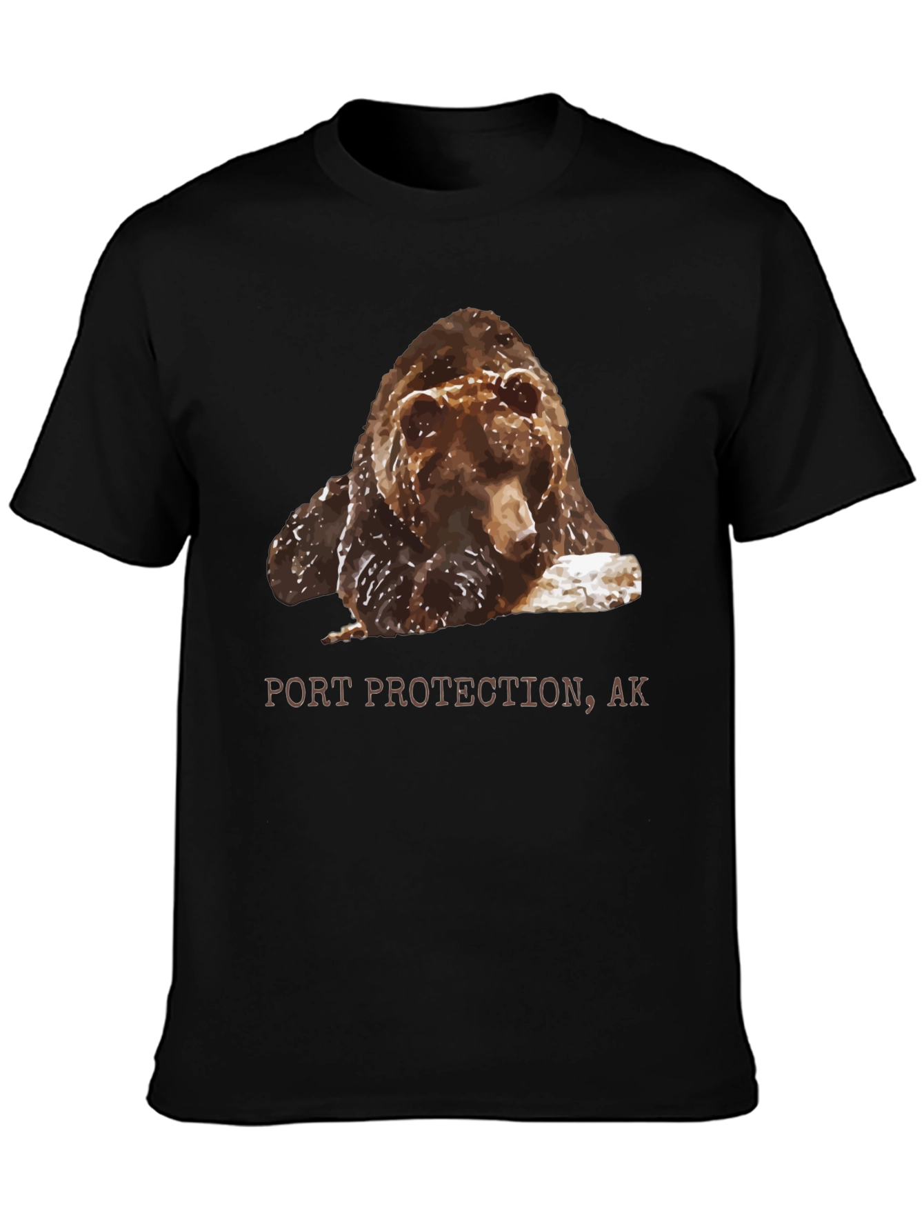 Port Protection AK Bear Graphic T-Shirt