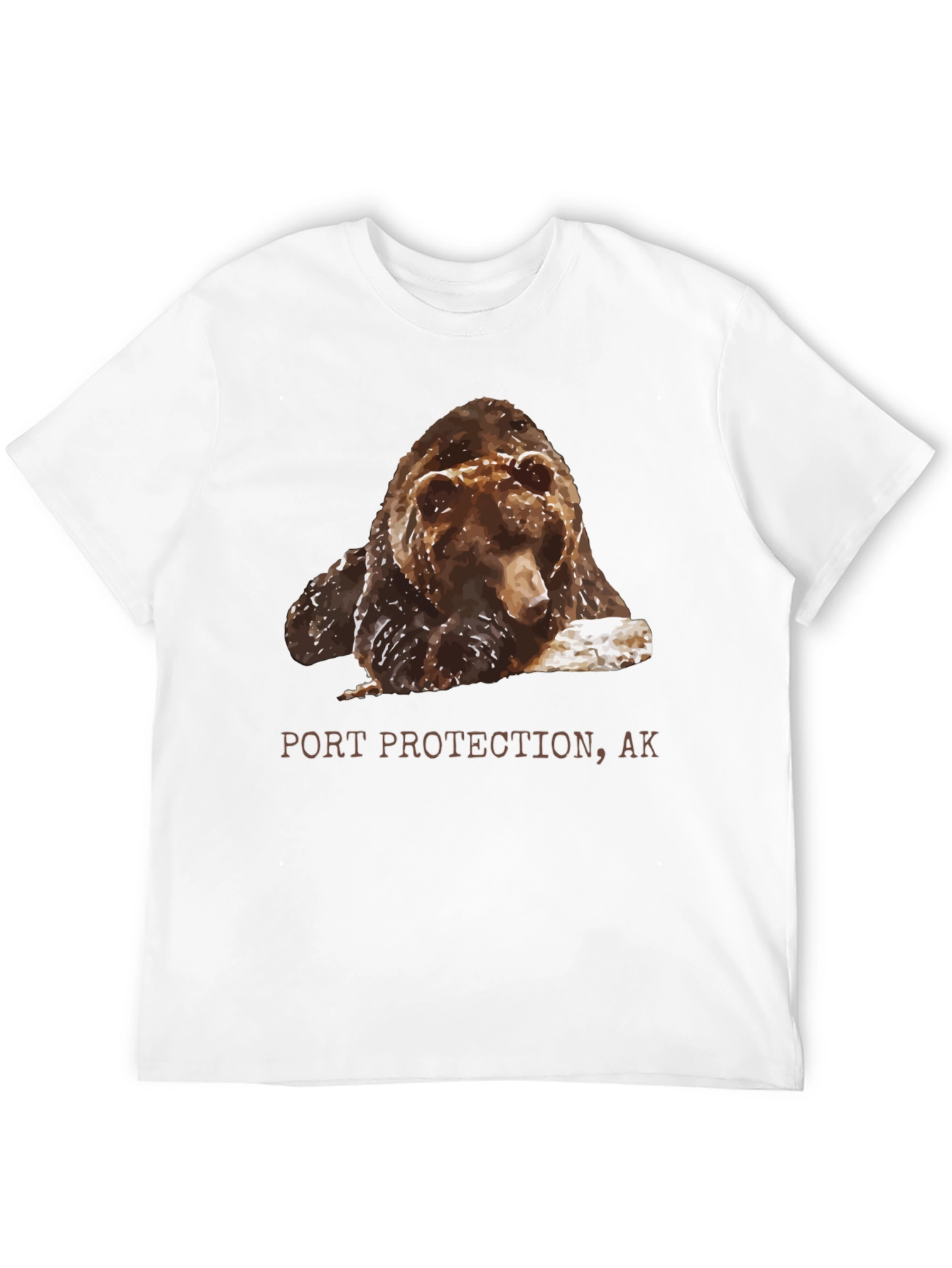 Port Protection AK Bear Graphic T-Shirt