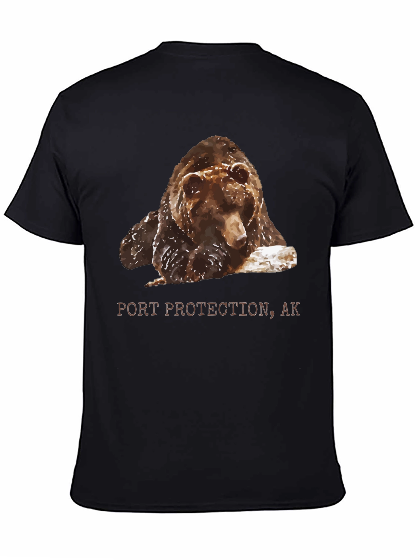 Port Protection AK Bear Graphic T-Shirt