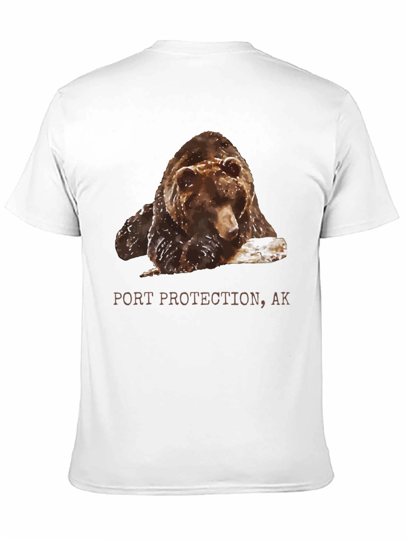 Port Protection AK Bear Graphic T-Shirt