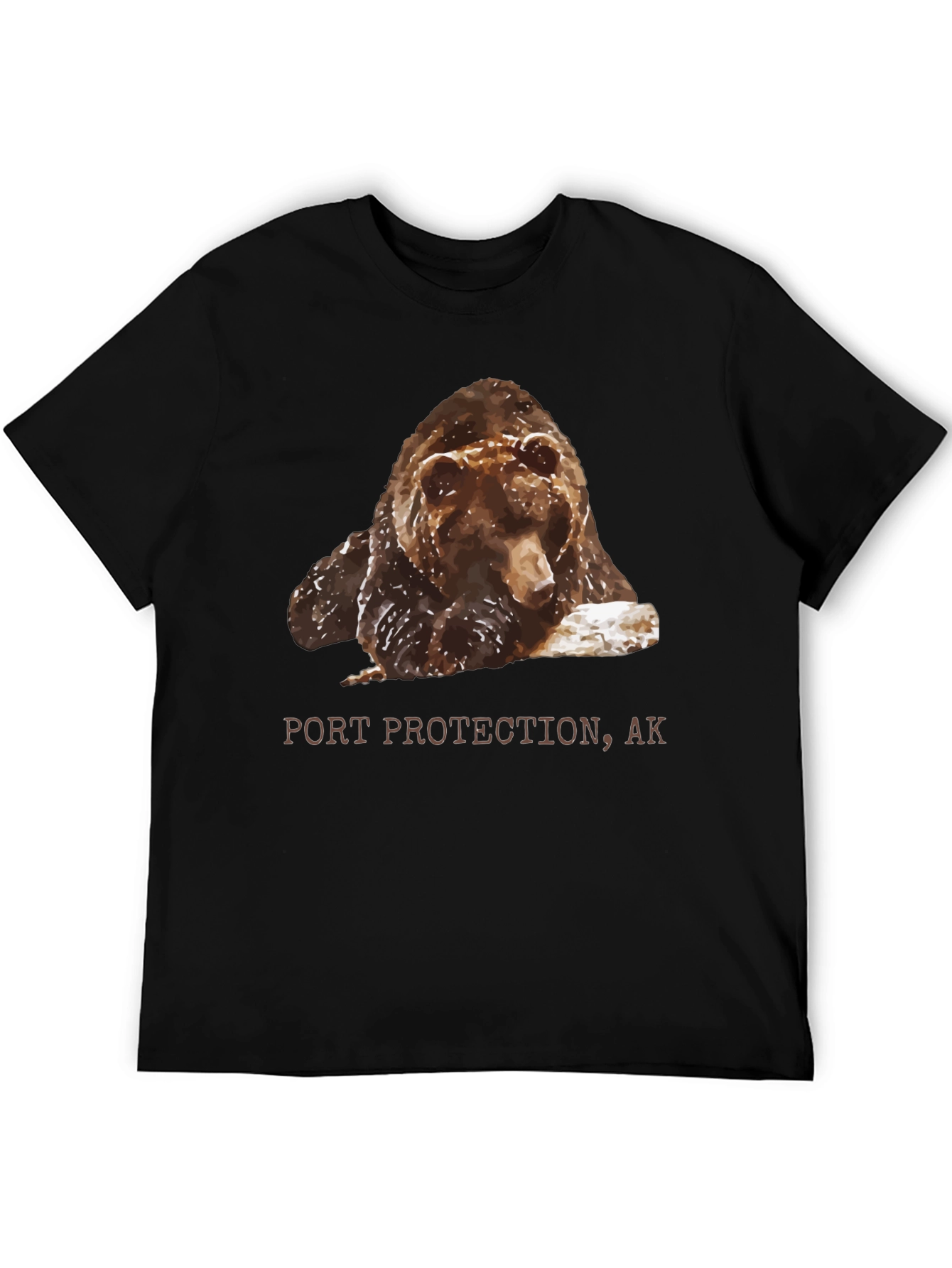 Port Protection AK Bear Graphic T-Shirt