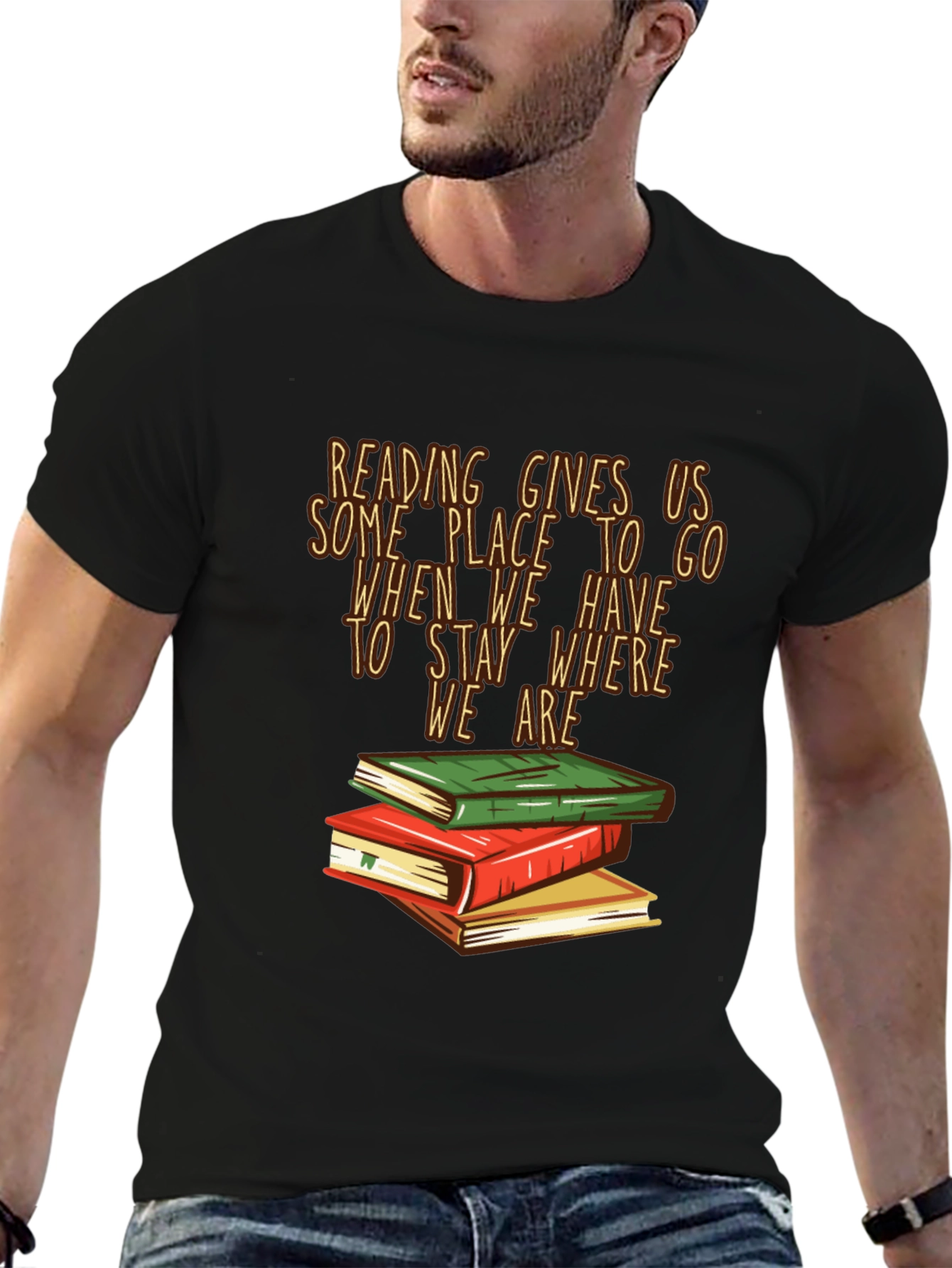 Reading Gives Us T-Shirt - Book Lover Tee