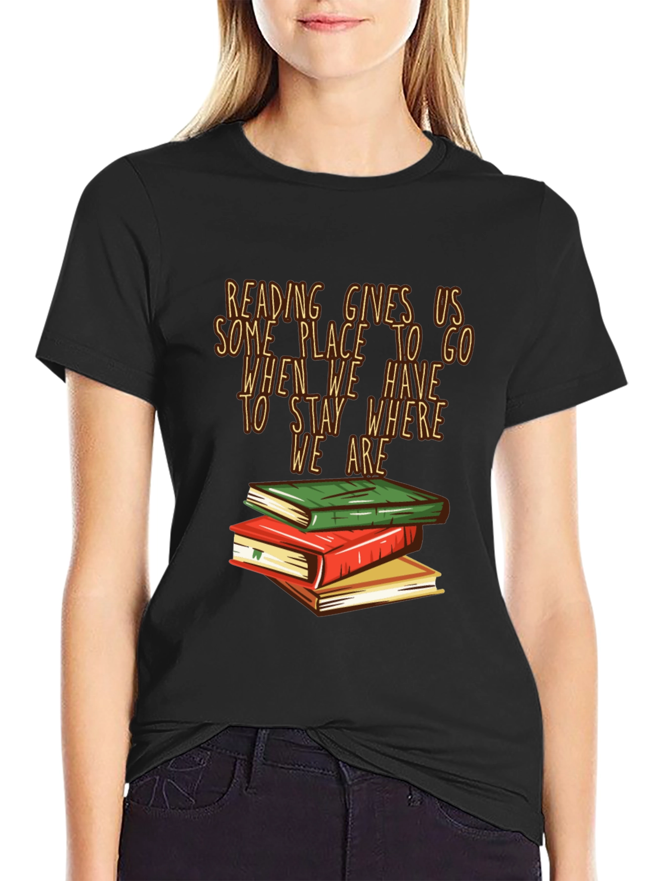 Reading Gives Us T-Shirt - Book Lover Tee