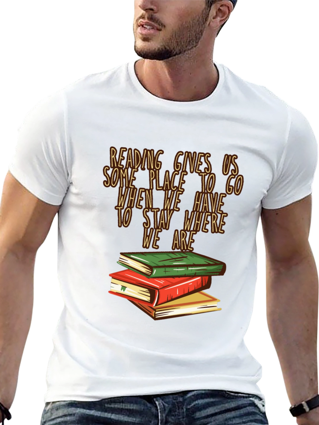 Reading Gives Us T-Shirt - Book Lover Tee