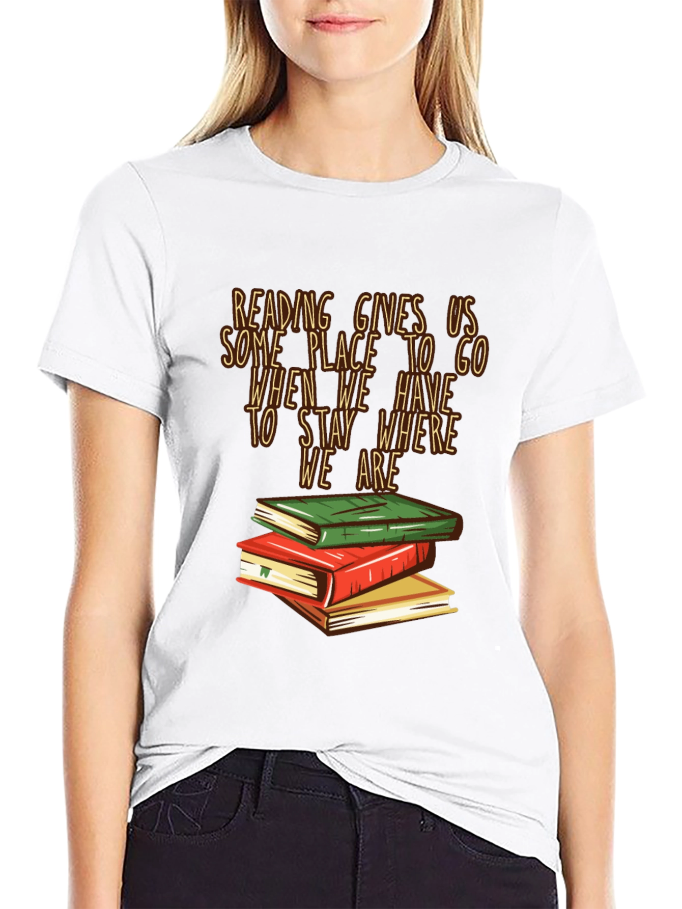 Reading Gives Us T-Shirt - Book Lover Tee