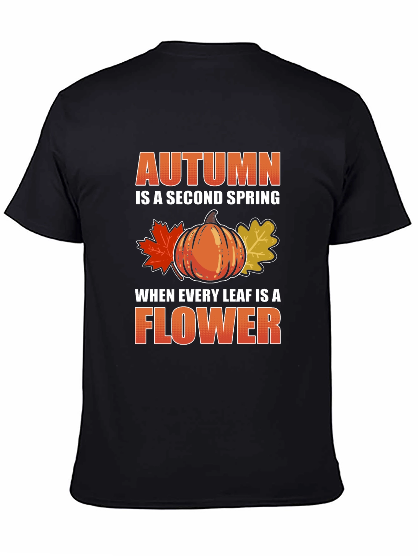 Autumn Second Spring Black Graphic Tee