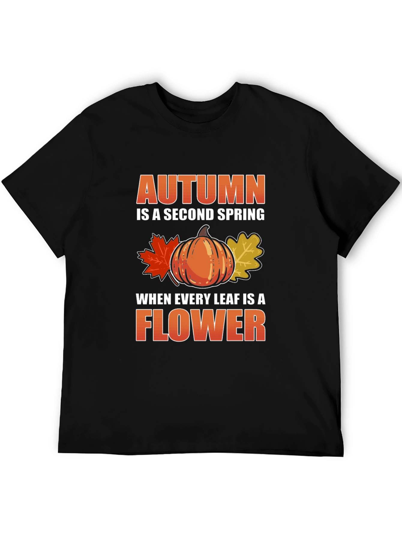 Autumn Second Spring Black Graphic Tee