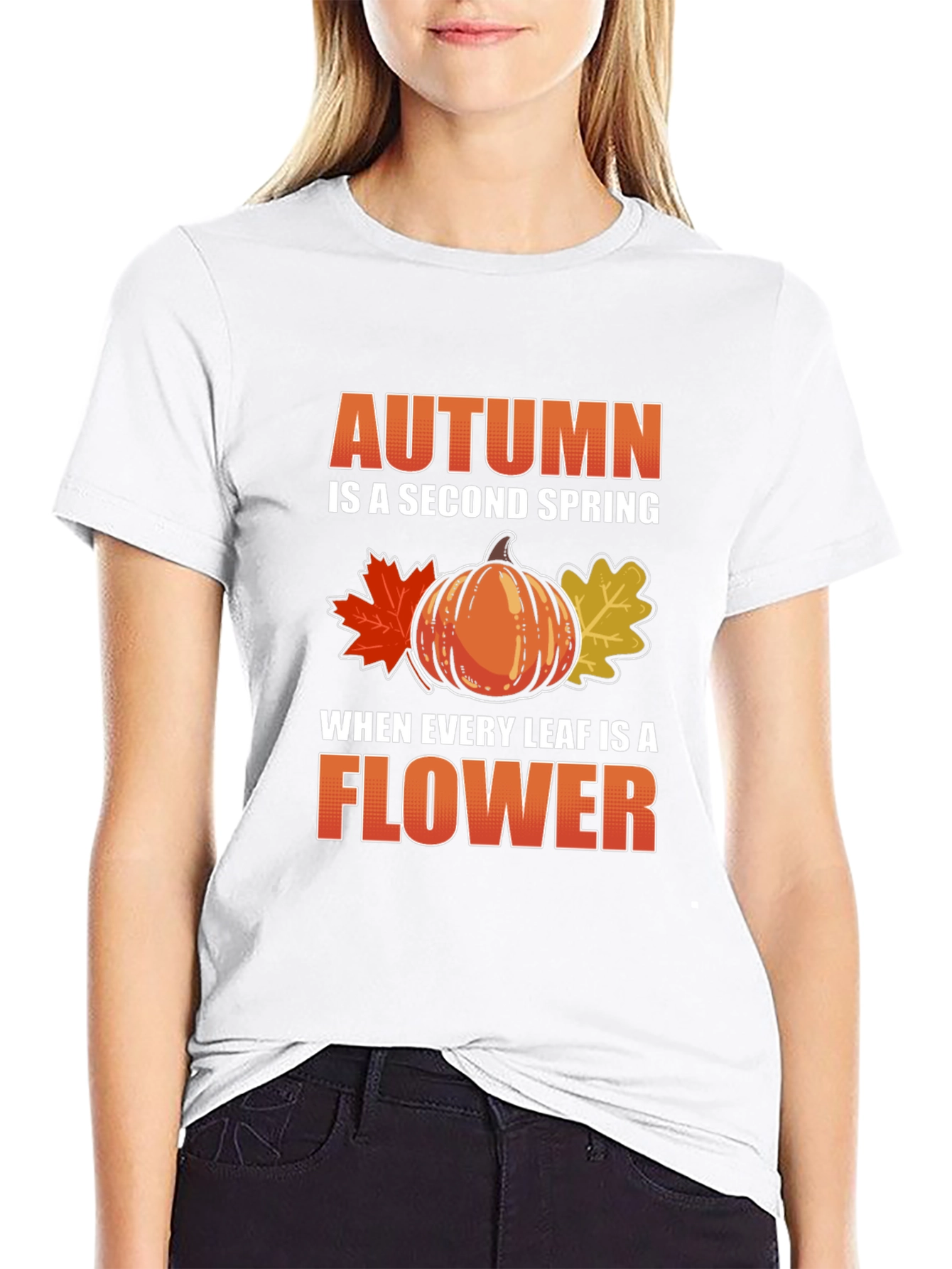 Autumn Second Spring Black Graphic Tee