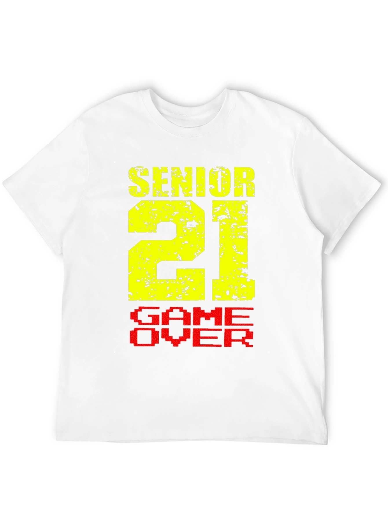 Senior 21 Game Over Black T-Shirt