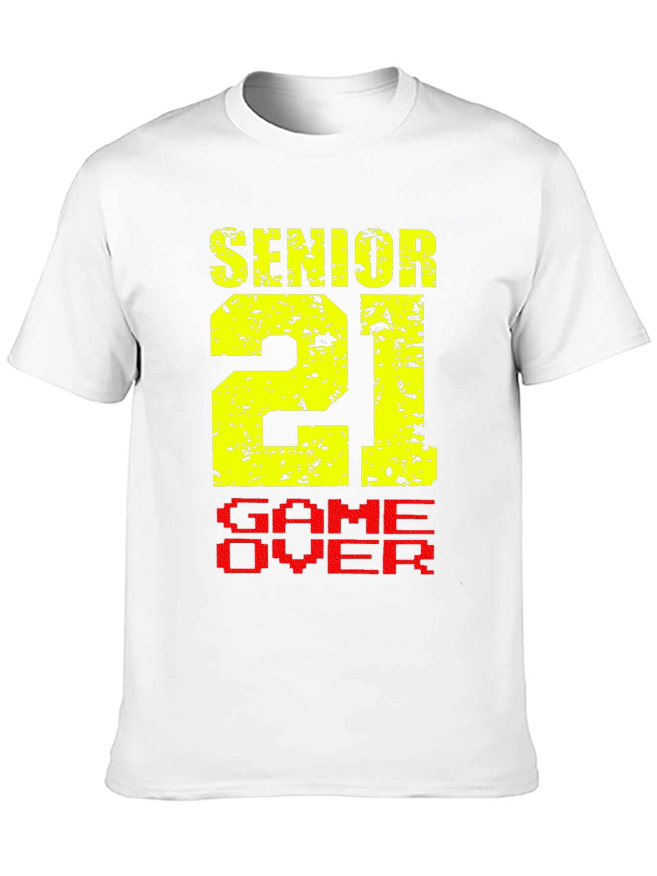 Senior 21 Game Over Black T-Shirt