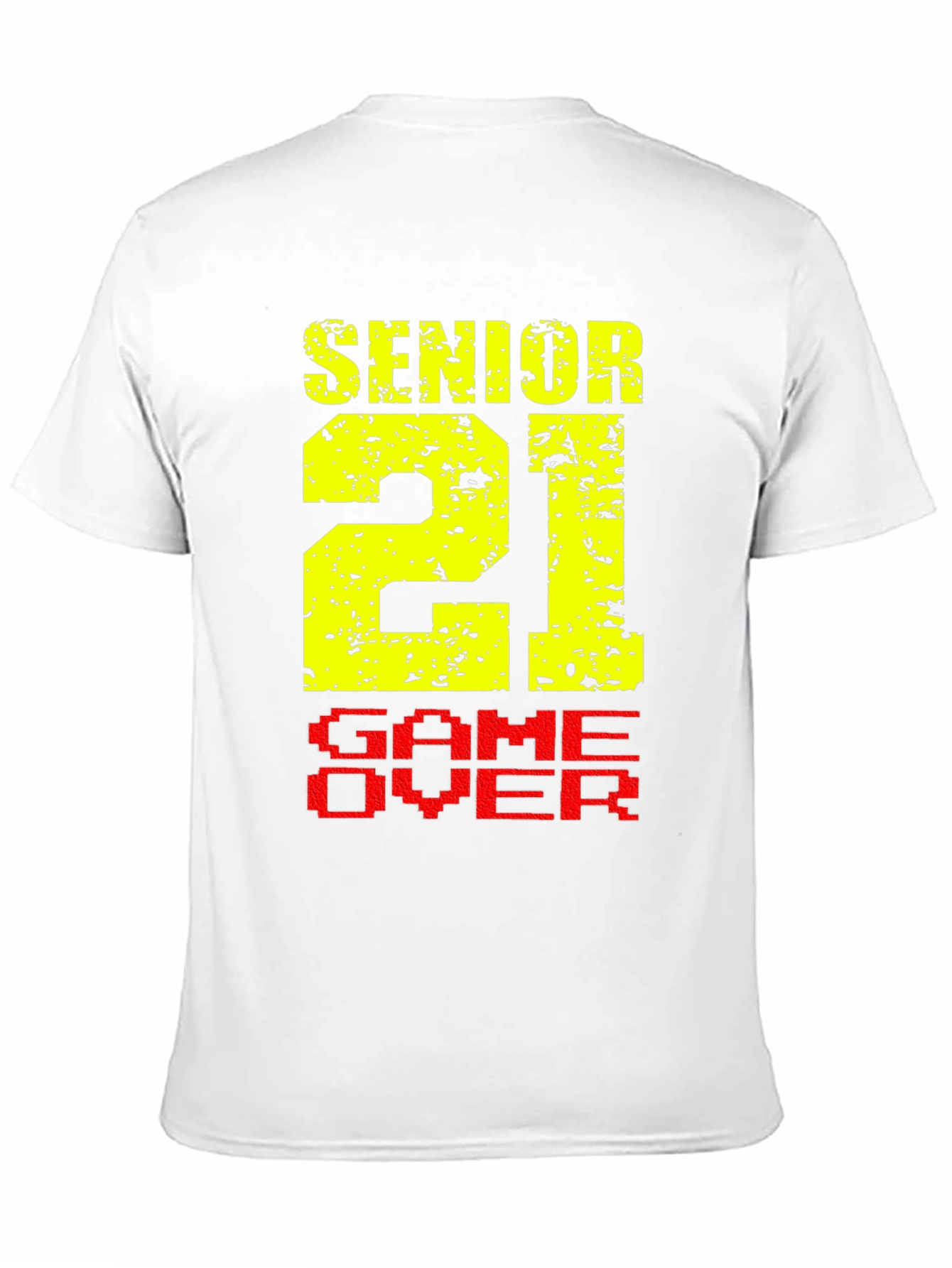Senior 21 Game Over Black T-Shirt