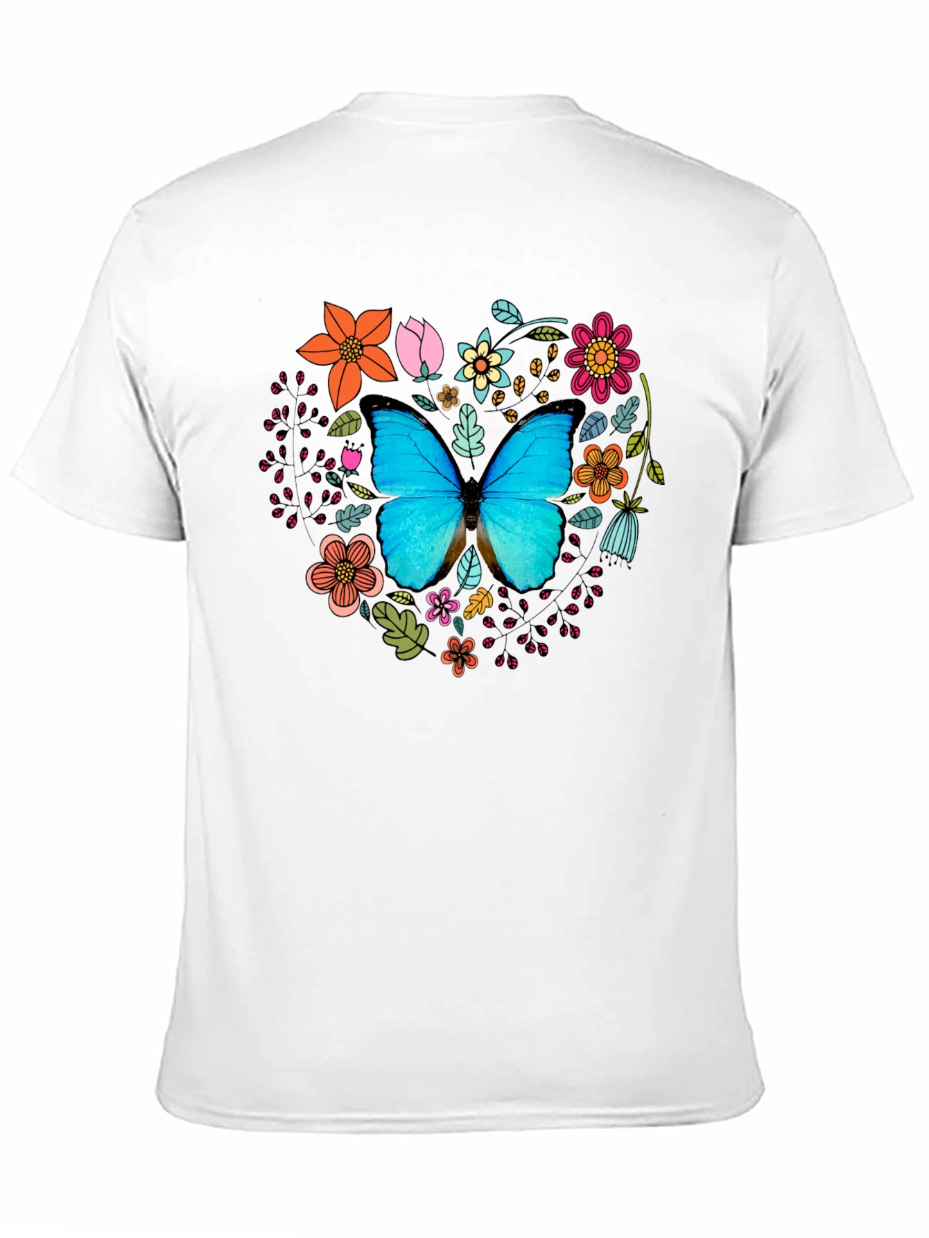 Butterfly Floral Graphic Tee - Stylish & Unique!