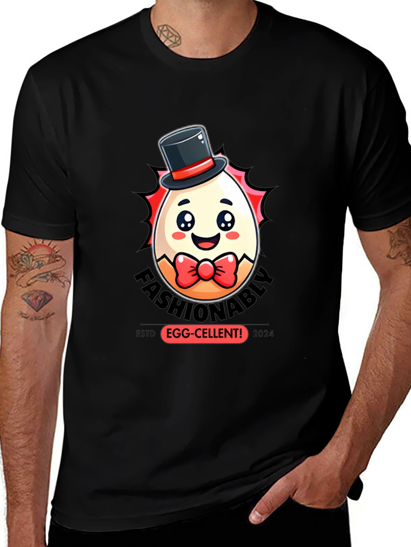 Fashionably Egg-cellent Graphic Tee