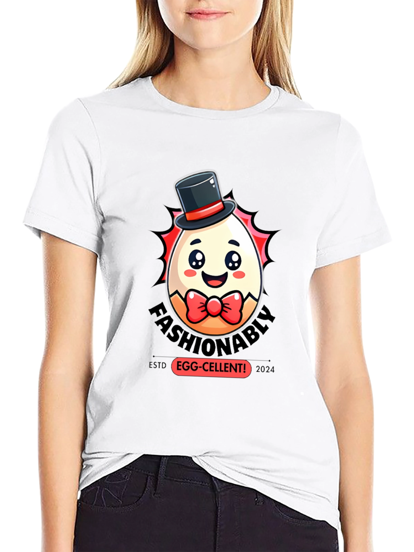 Fashionably Egg-cellent Graphic Tee
