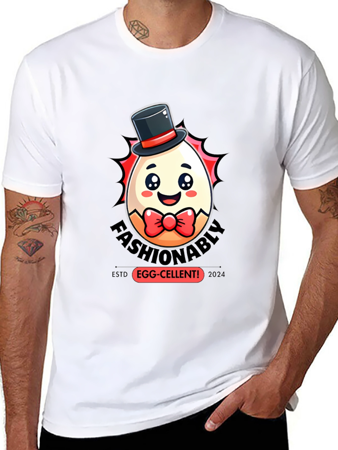 Fashionably Egg-cellent Graphic Tee