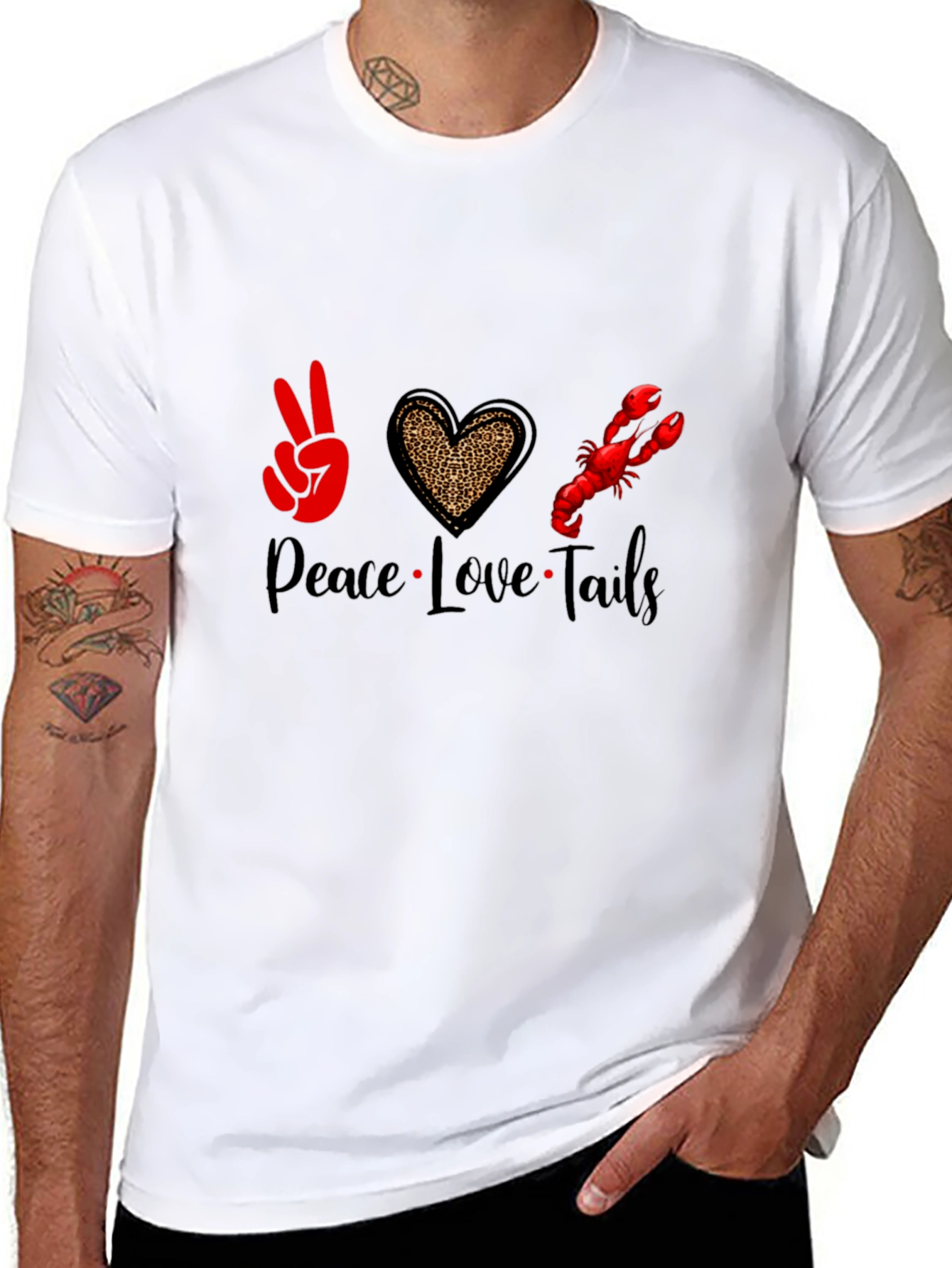 Peace Love Tails T-Shirt