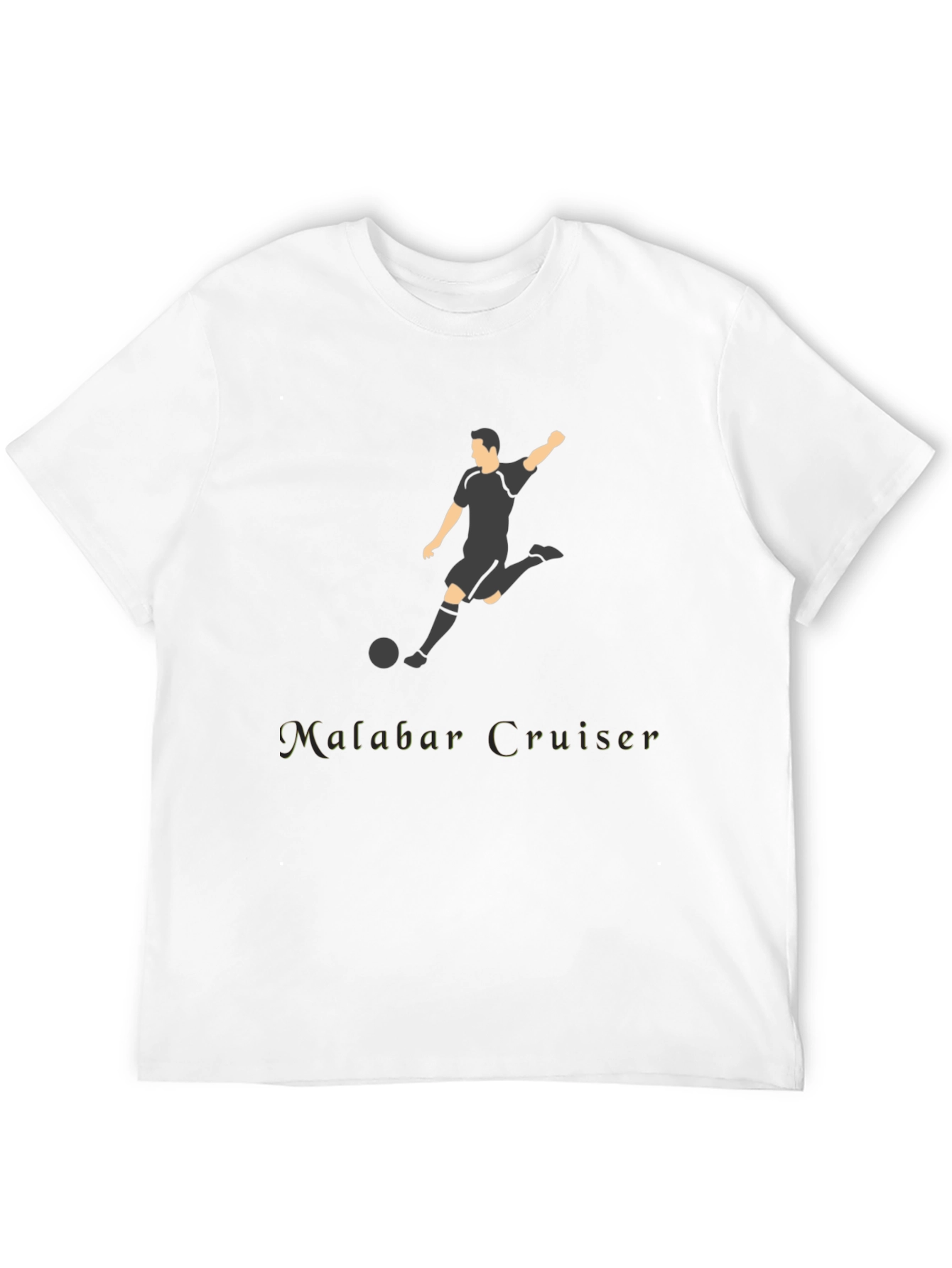 Soccer Player Black T-Shirt
