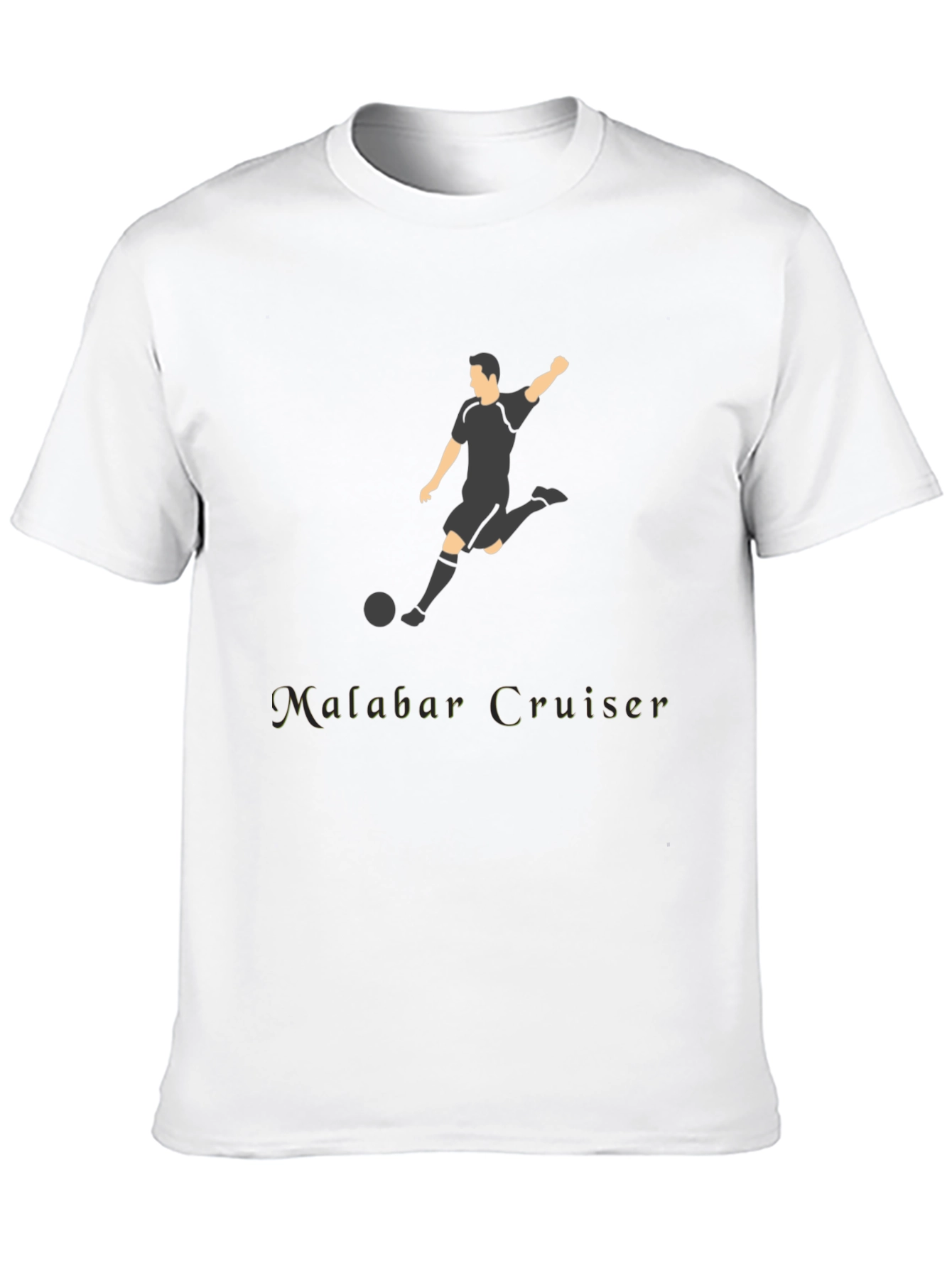 Soccer Player Black T-Shirt