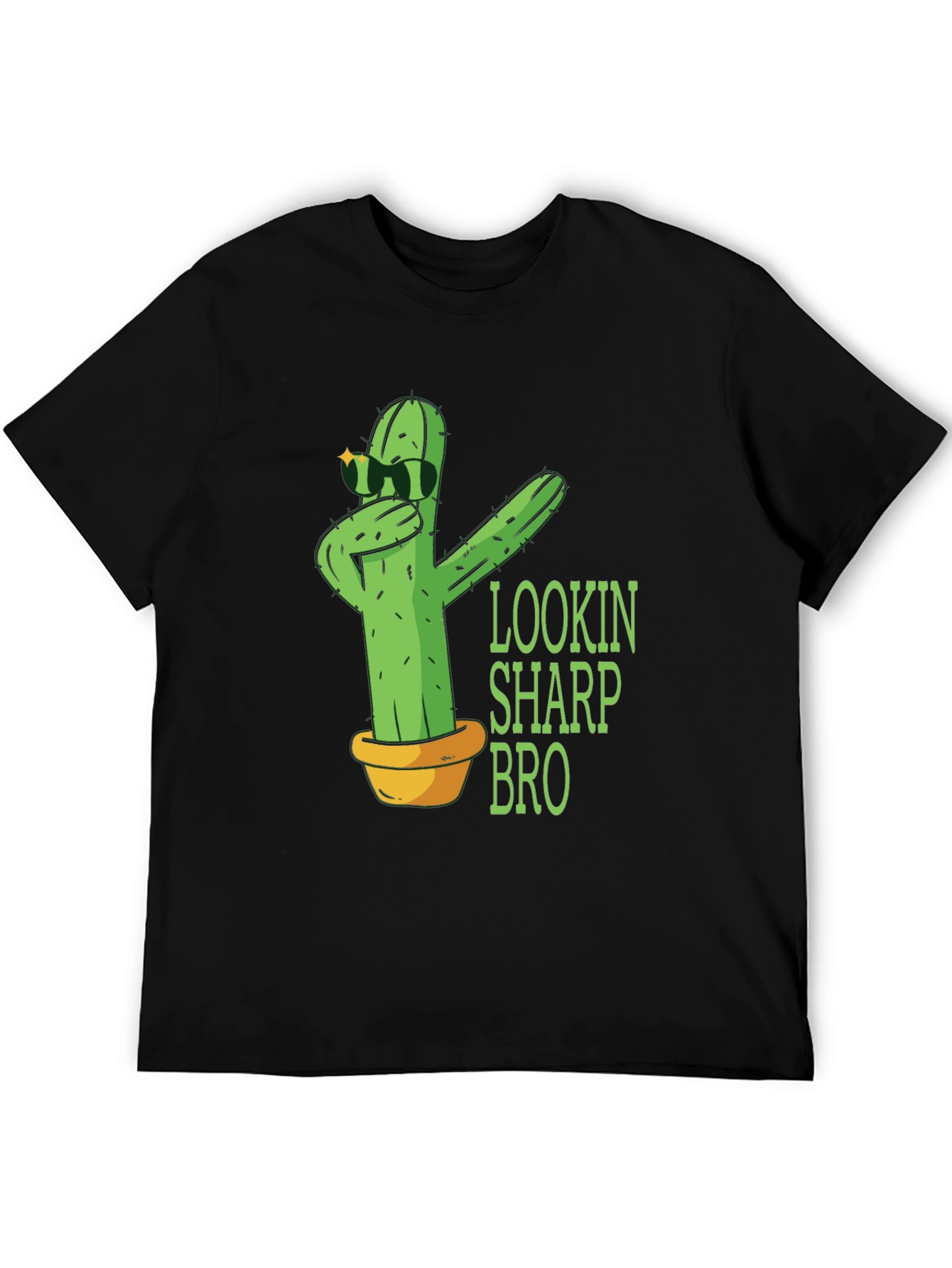 Lookin Sharp Bro T-Shirt Cactus Graphic Tee