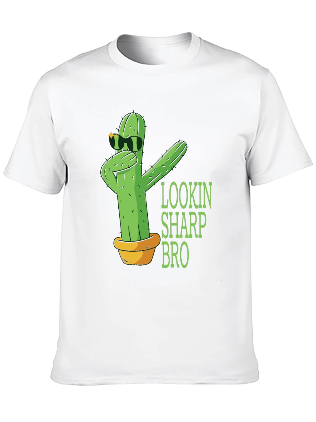 Lookin Sharp Bro T-Shirt Cactus Graphic Tee