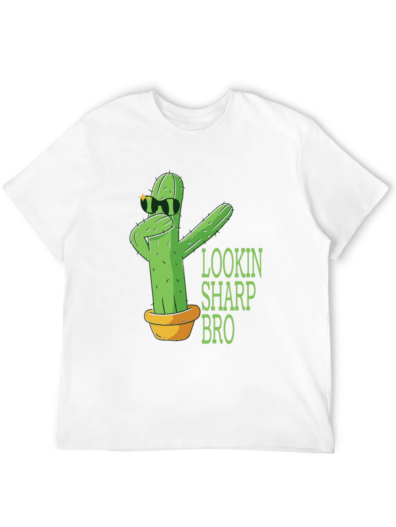 Lookin Sharp Bro T-Shirt Cactus Graphic Tee