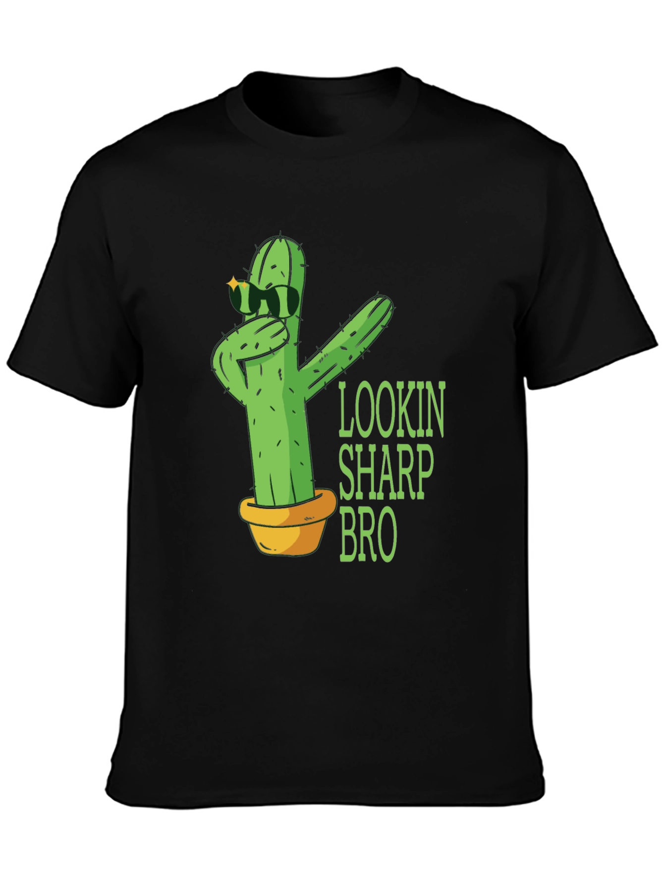 Lookin Sharp Bro T-Shirt Cactus Graphic Tee