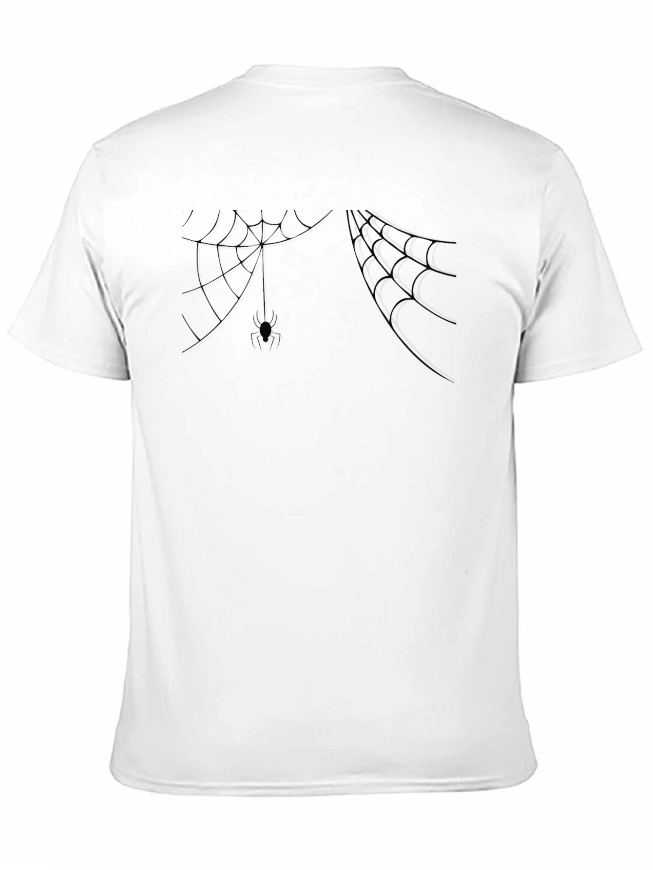 Spider Web T-Shirt - Creepy Halloween Style