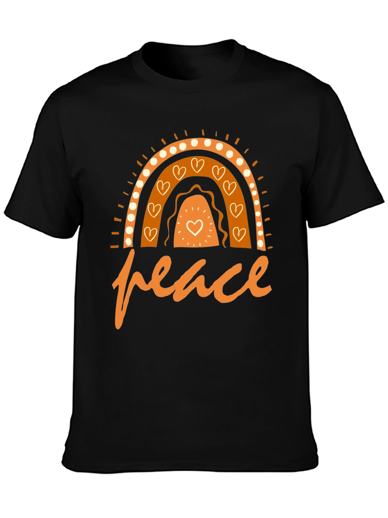 Peace Rainbow Graphic T-Shirt