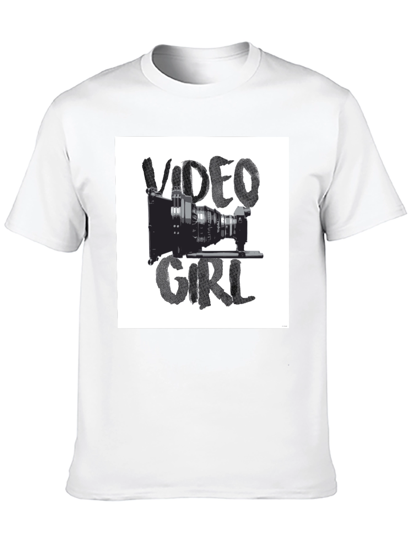 Video Girl Black Graphic Tee