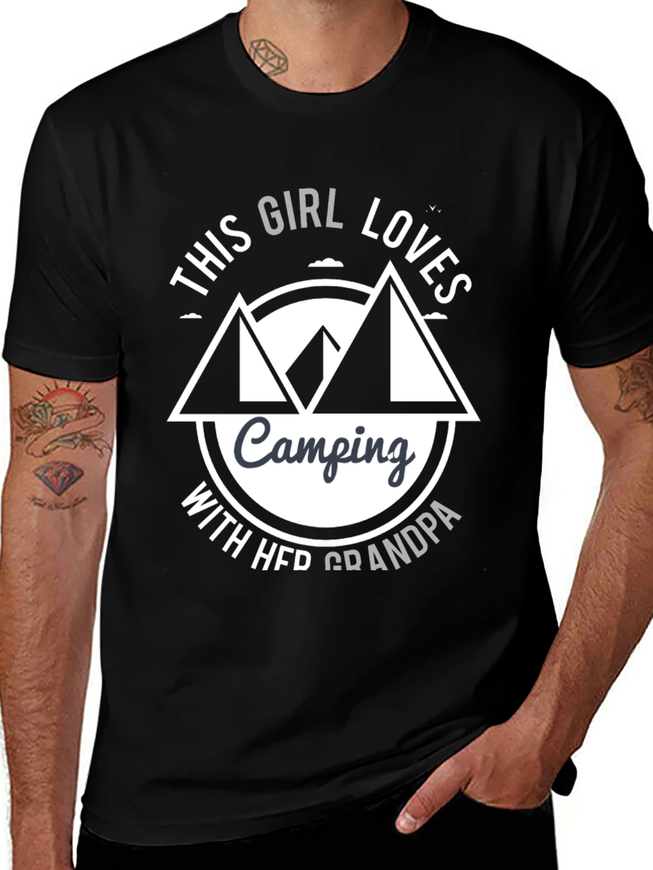 Camping with Grandpa T-Shirt