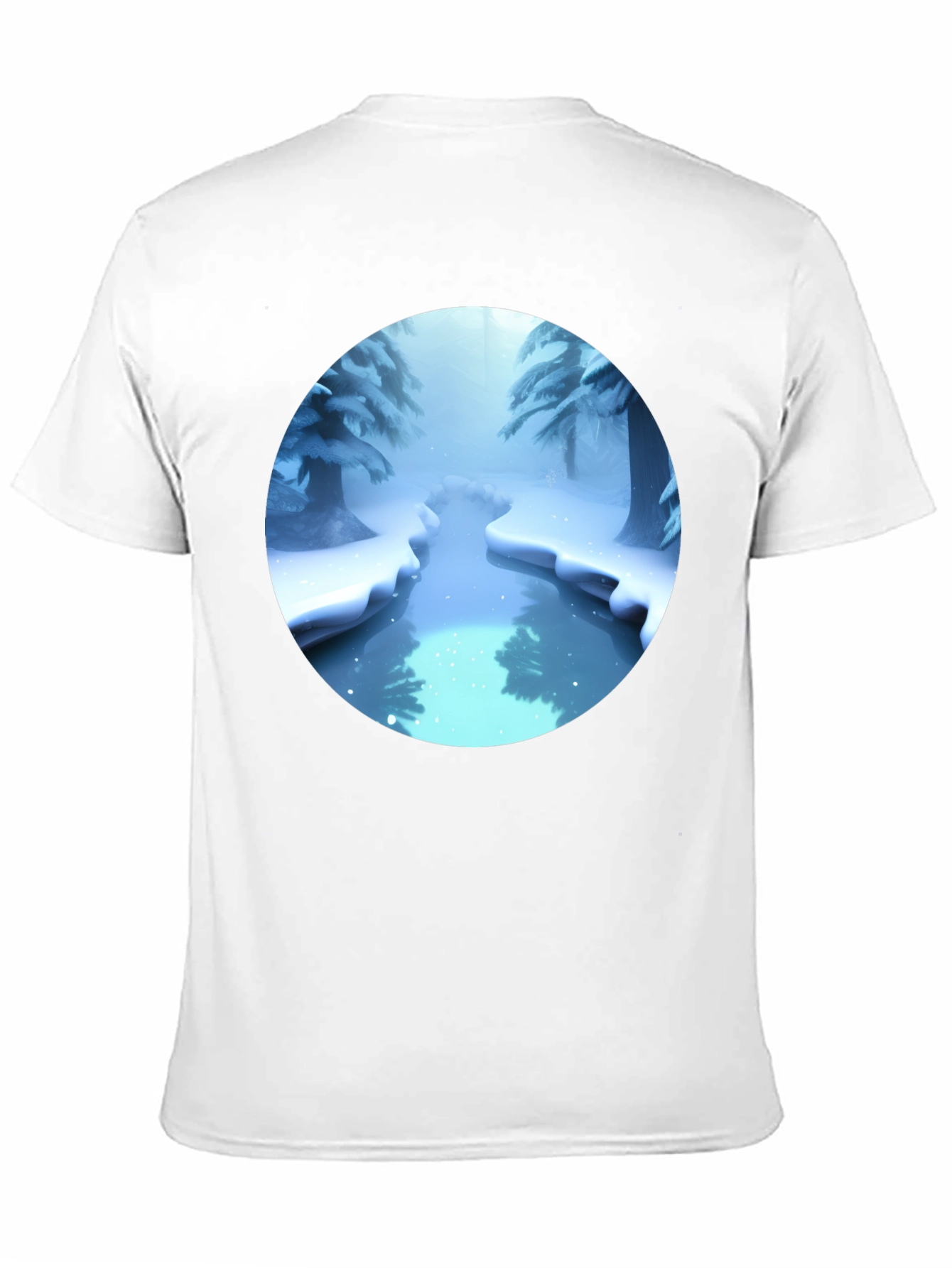 Winter Wonderland Graphic Tee - Black