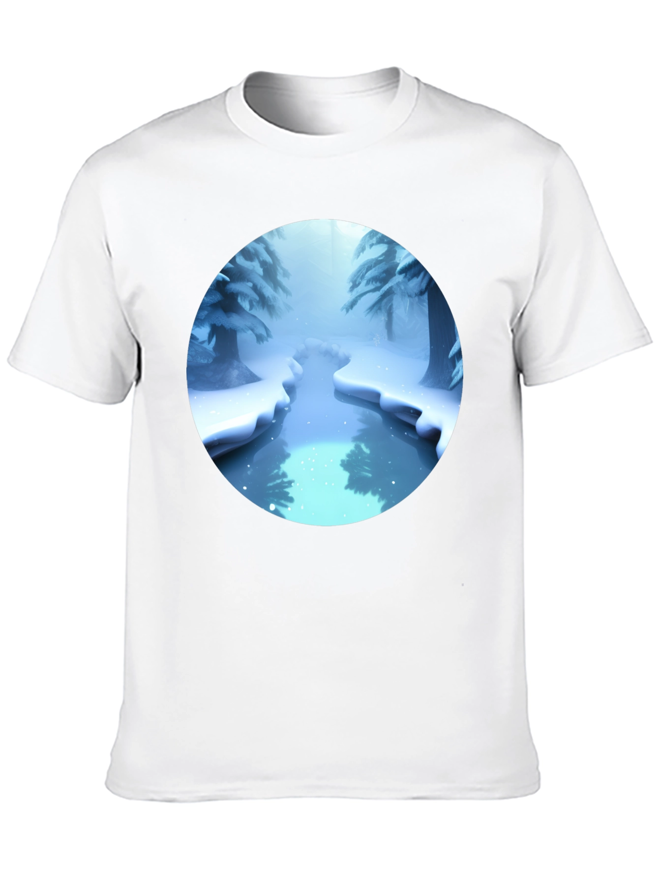 Winter Wonderland Graphic Tee - Black