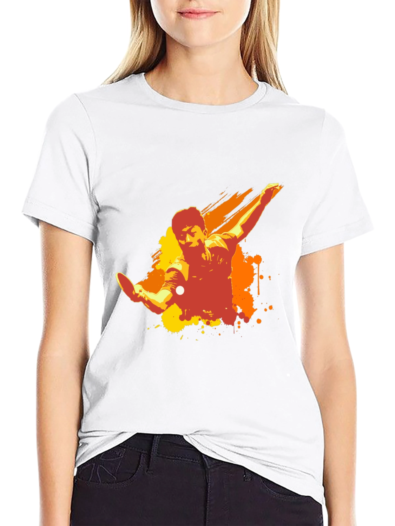 Table Tennis Graphic T-Shirt - Unique Sport Design