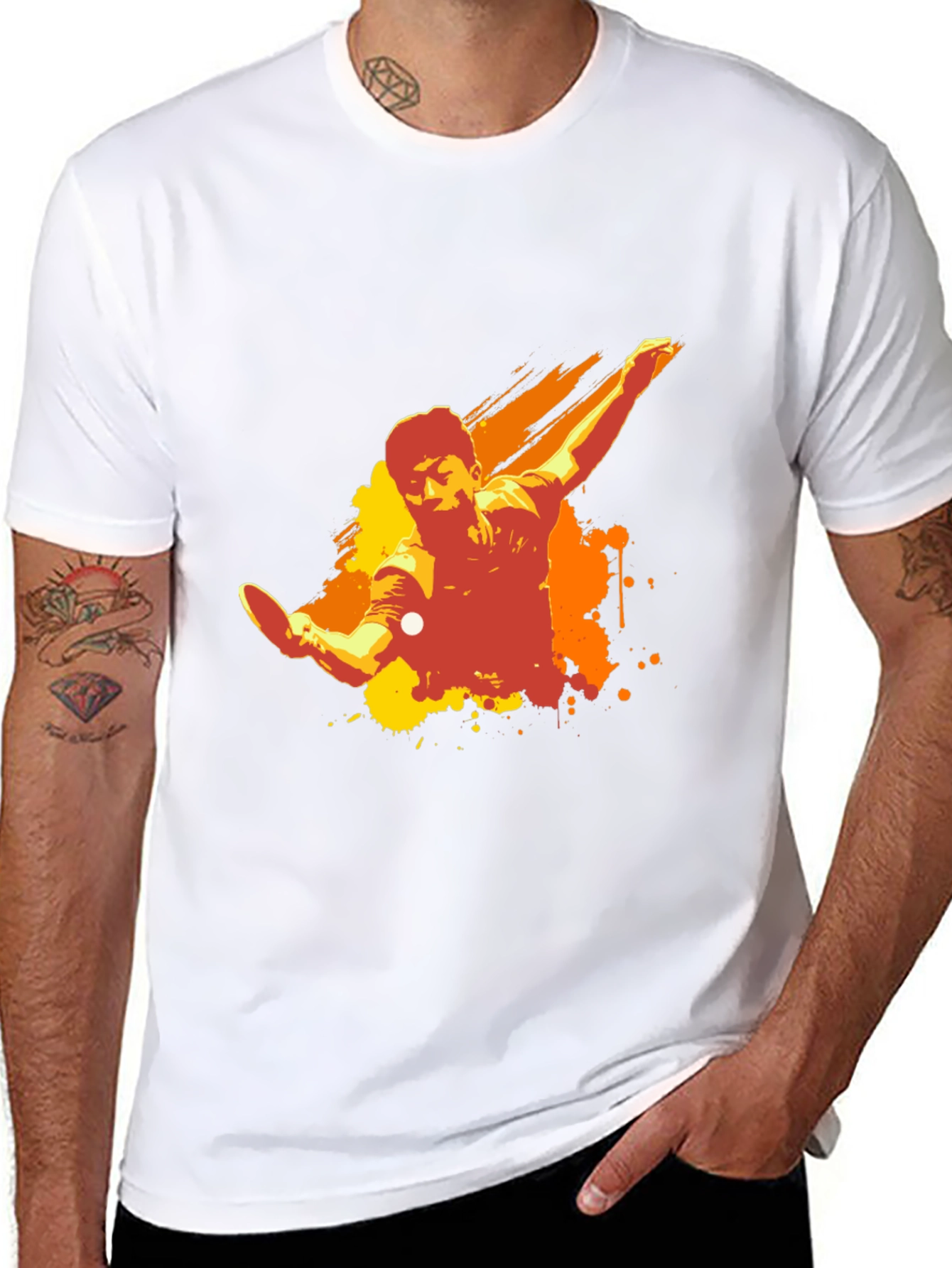Table Tennis Graphic T-Shirt - Unique Sport Design