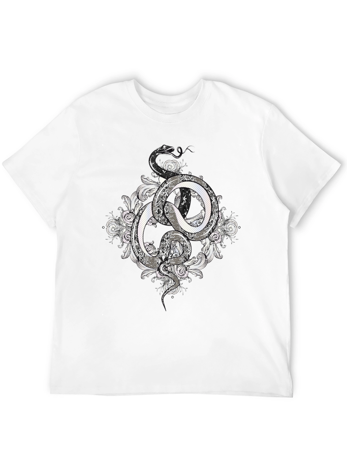 Serpentine Graphic Tee - Stylish Snake Design