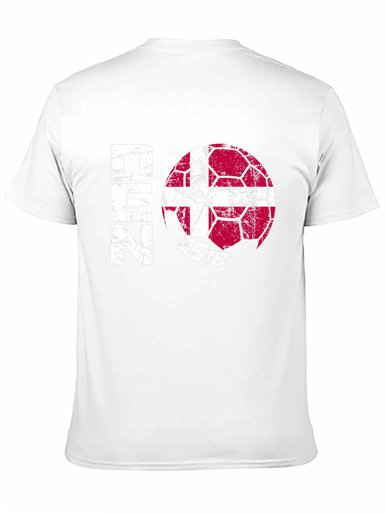 Denmark Soccer T-Shirt - 2018 Flag Football Tee