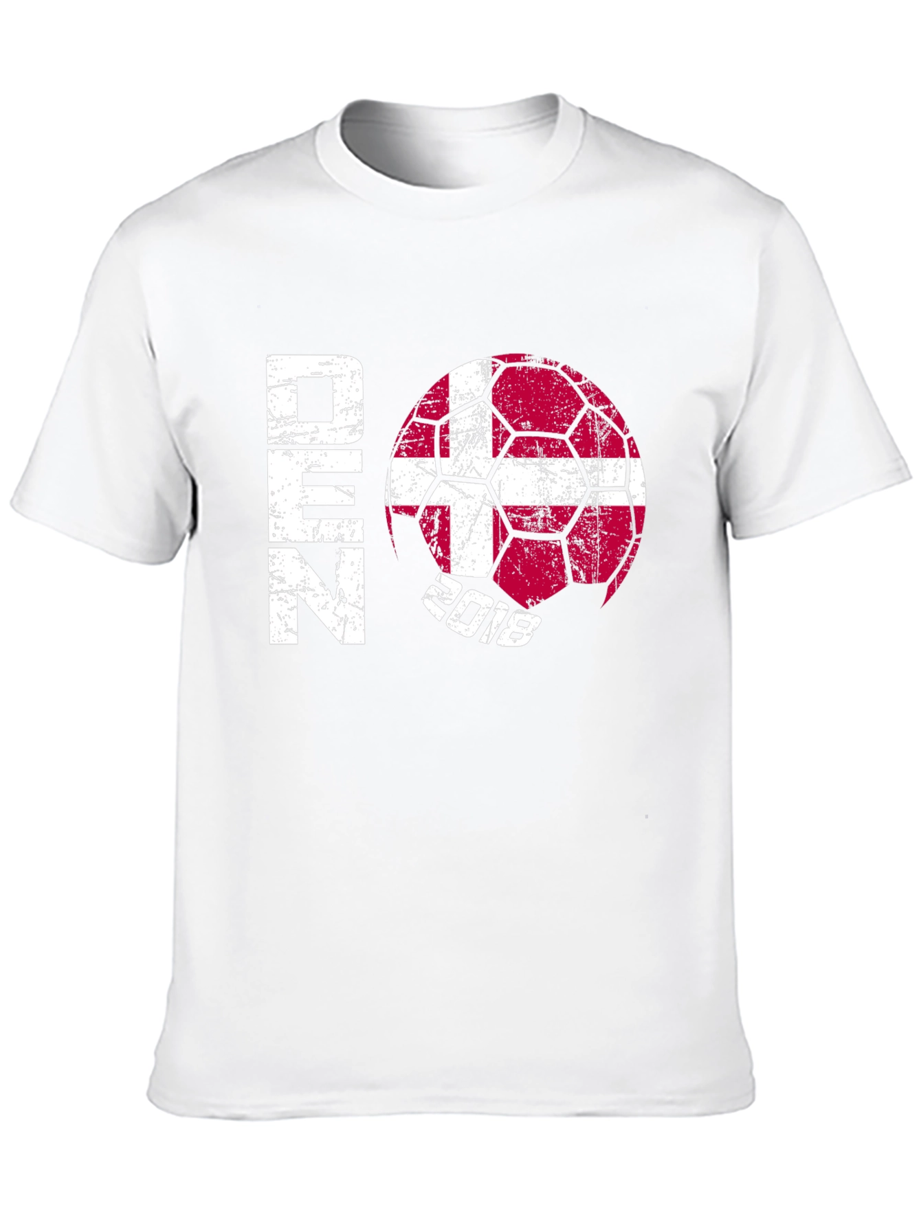 Denmark Soccer T-Shirt - 2018 Flag Football Tee