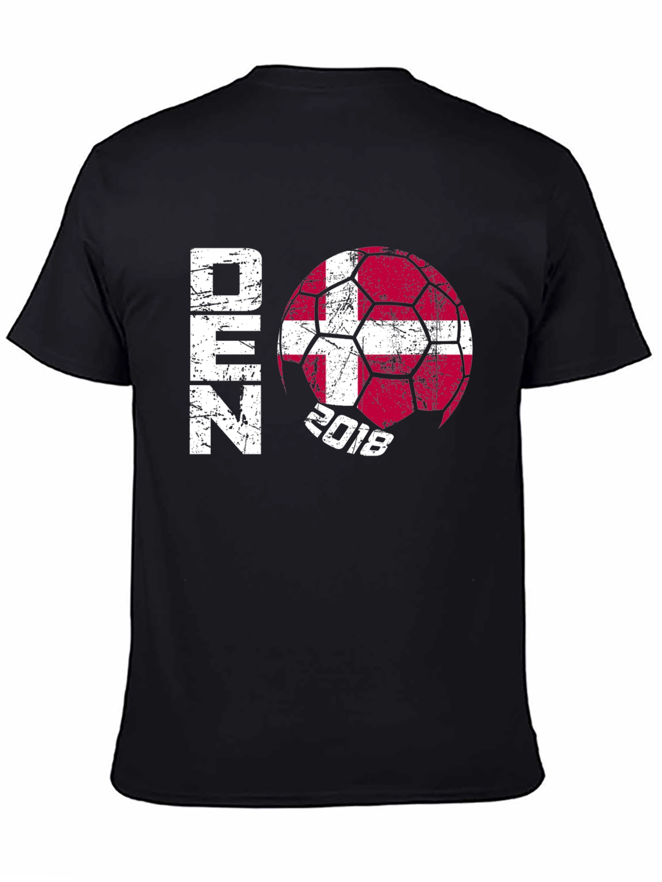 Denmark Soccer T-Shirt - 2018 Flag Football Tee