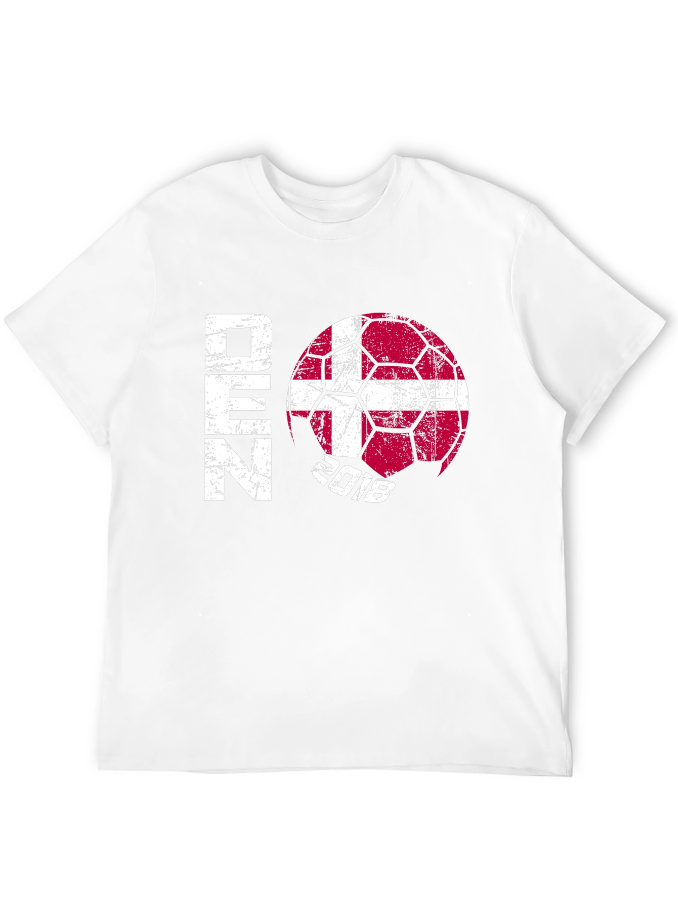 Denmark Soccer T-Shirt - 2018 Flag Football Tee