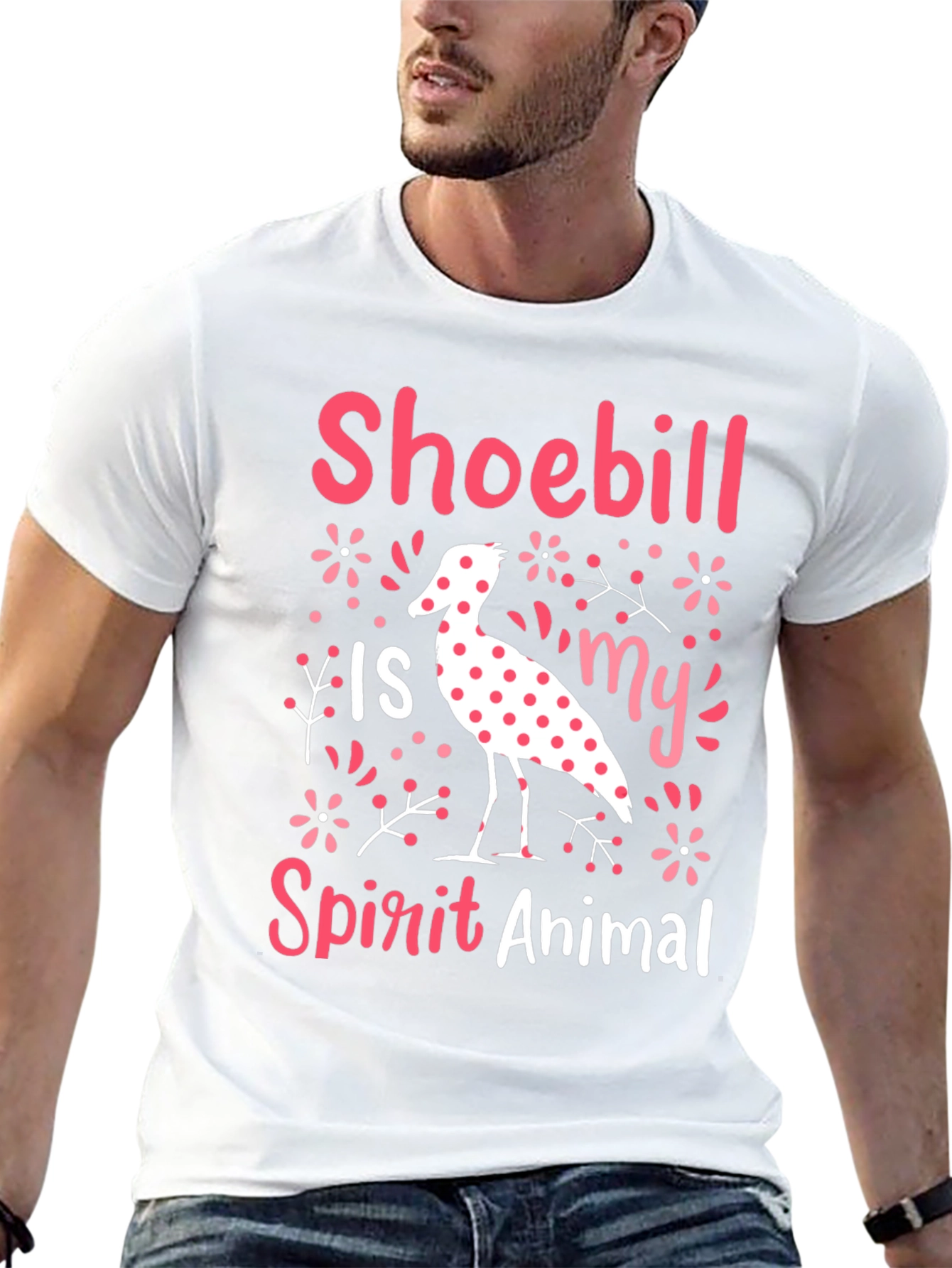 Shoebill Spirit Animal Graphic Tee