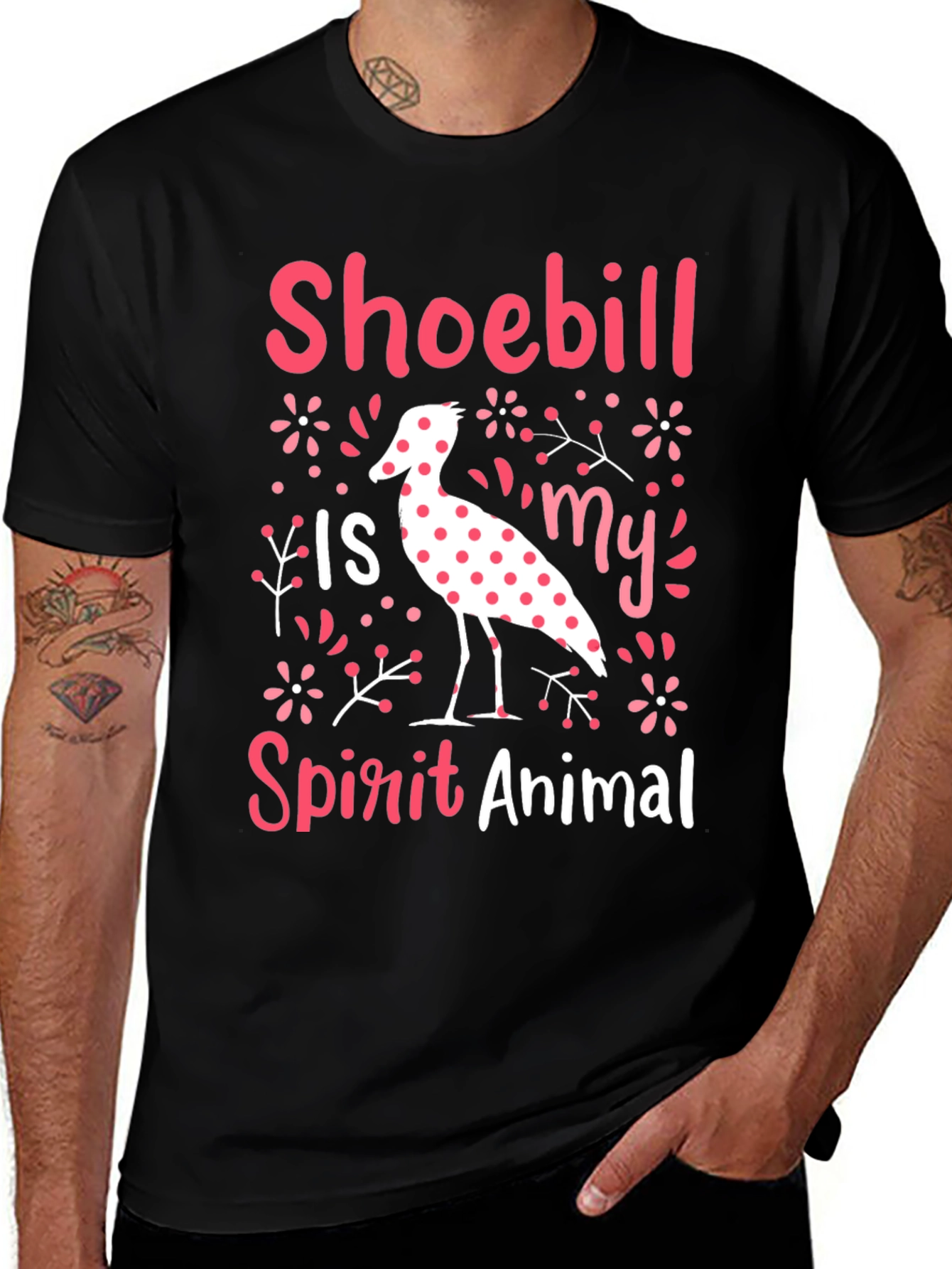 Shoebill Spirit Animal Graphic Tee